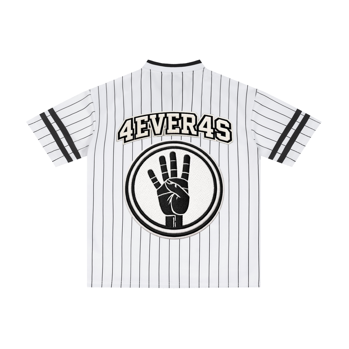 4ever4s Unisex Striped Loose V-Neck T-Shirt
