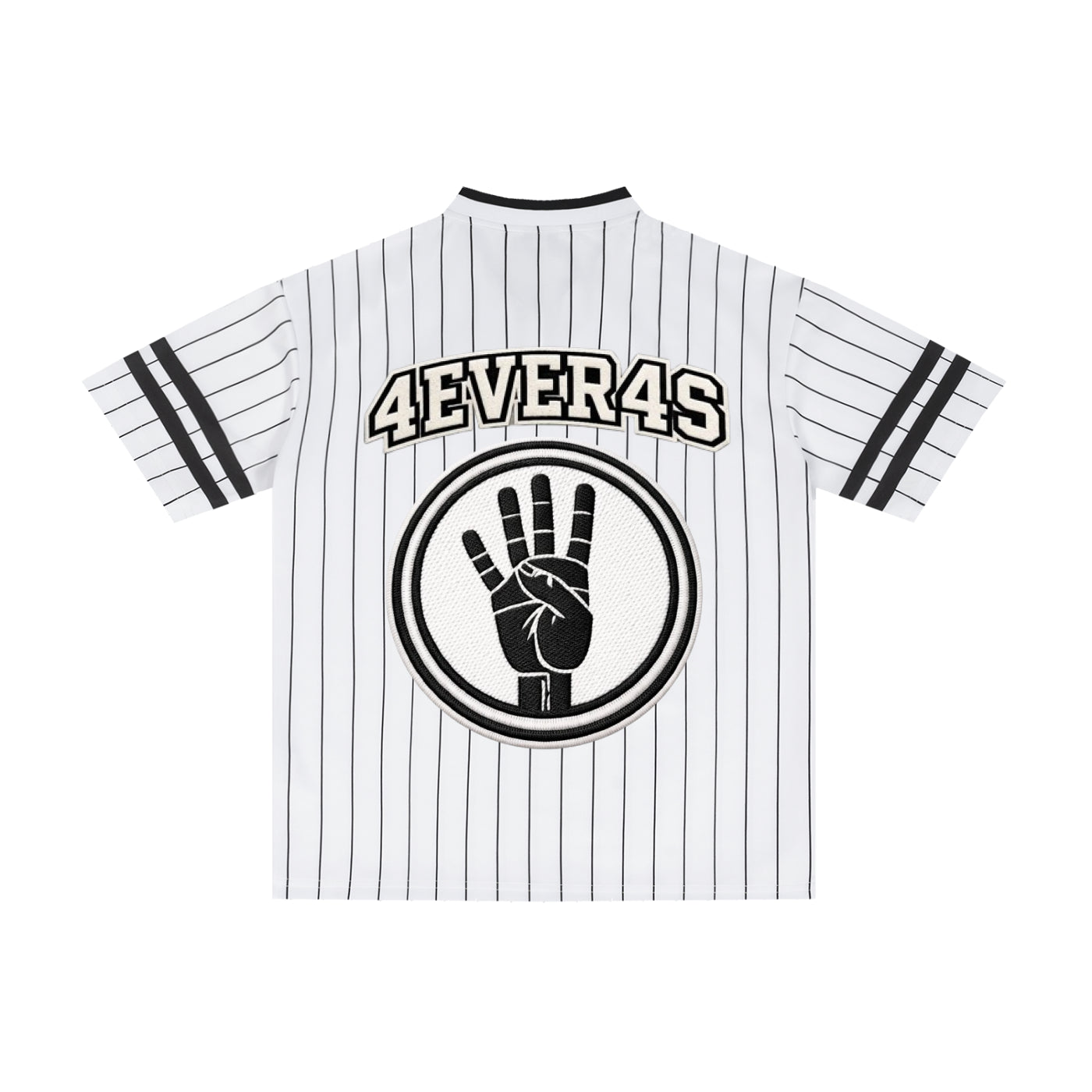 4ever4s Unisex Striped Loose V-Neck T-Shirt