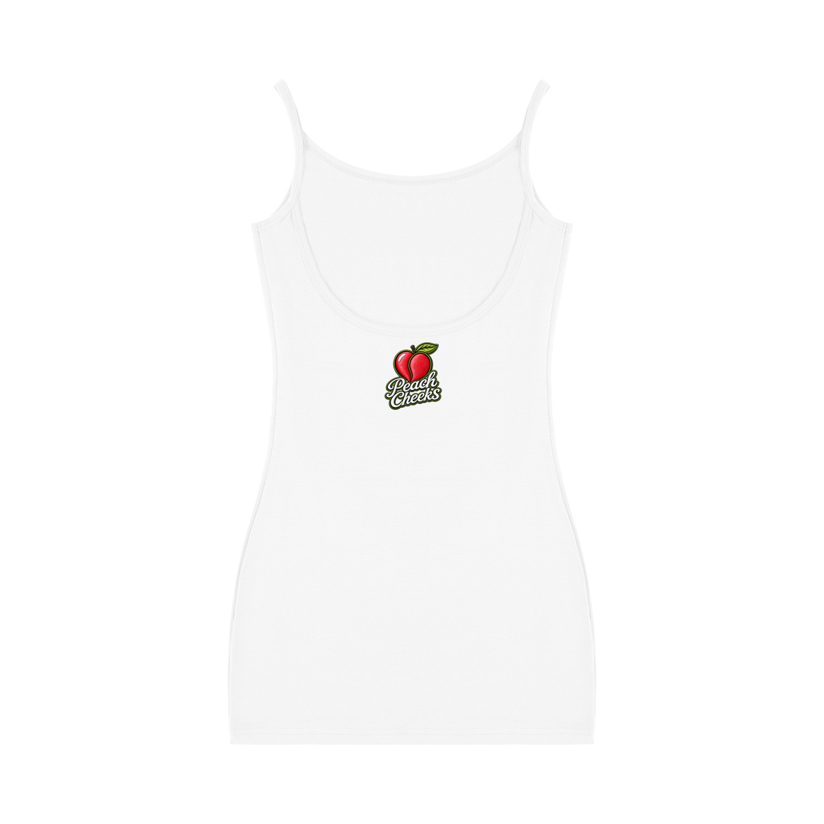 "PEACH CHEEKS " Women's Solid Tight Sleeveless Dress