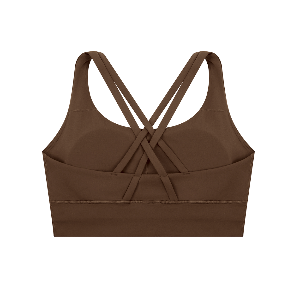 " PEACH CHEEKS " Strappy Criss-Cross Sports Bra