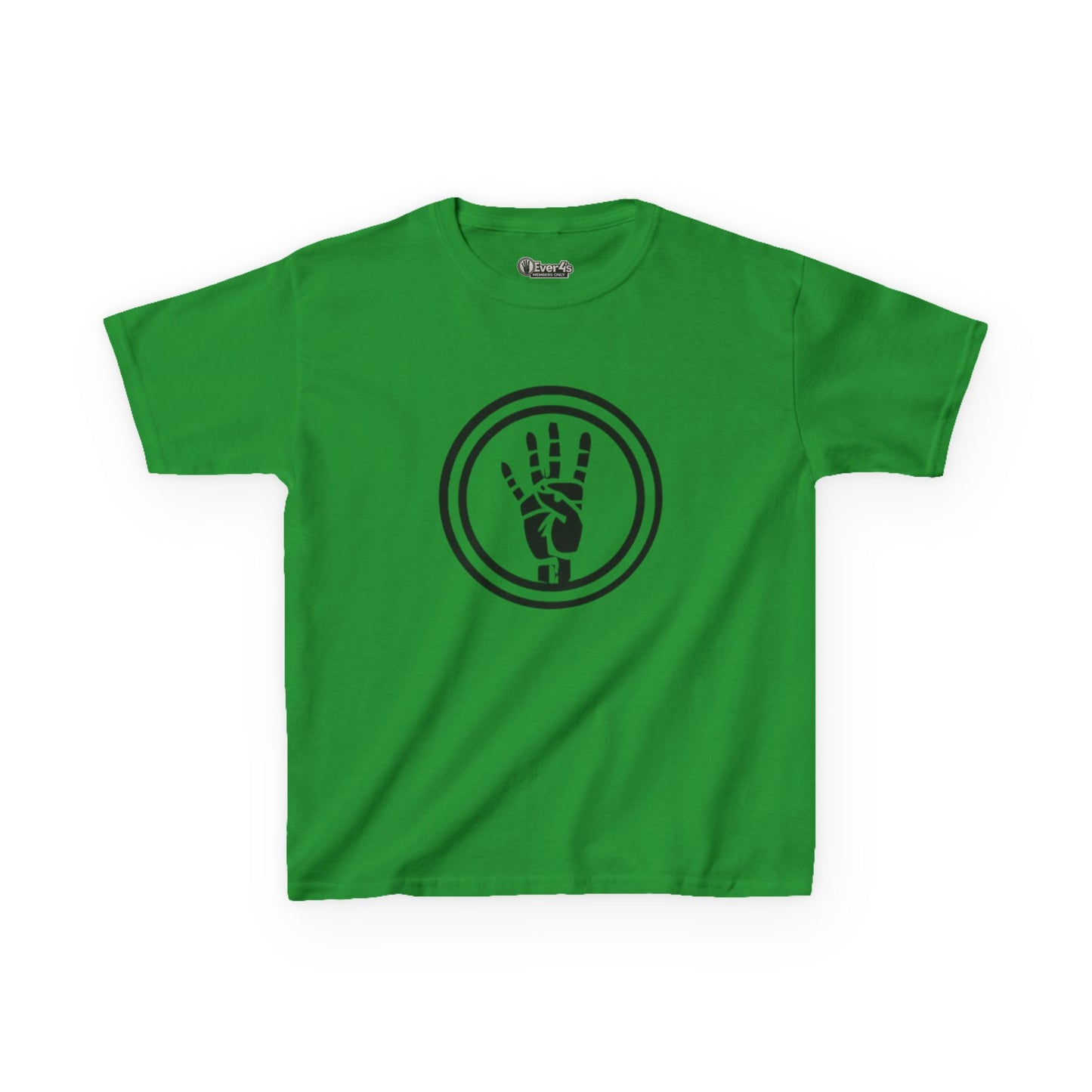 4ever4s Kids Tee — Peace Sign Hand Graphic Shirt