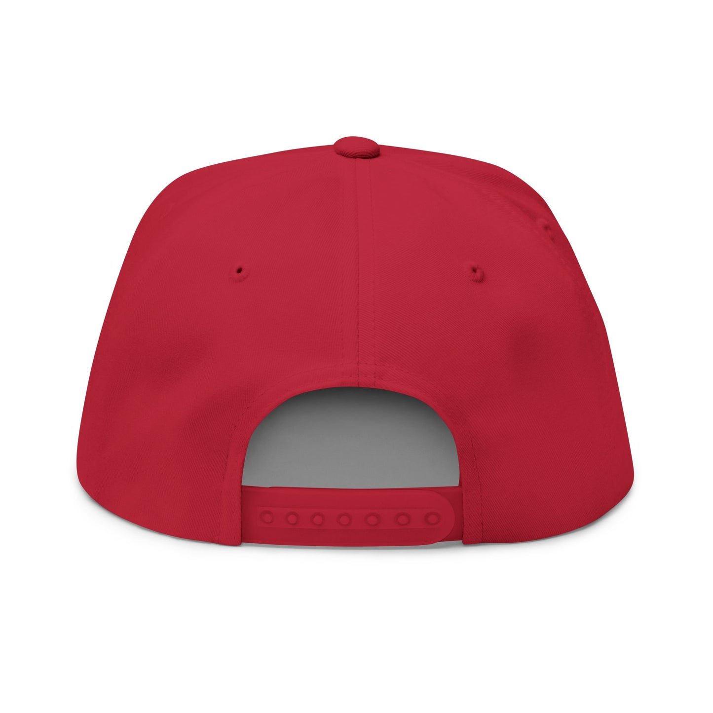 Copy of 4ever4s Embroidered Raised Hand Logo Flat Bill Cap — Retro Distressed Snapback Hat