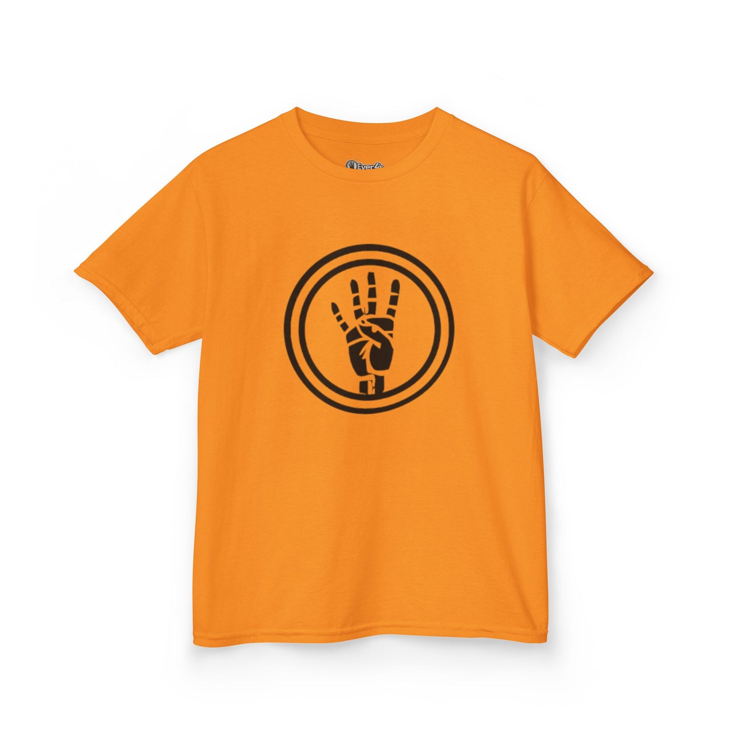4ever4s Kids Tee — Peace Sign Hand Graphic Shirt