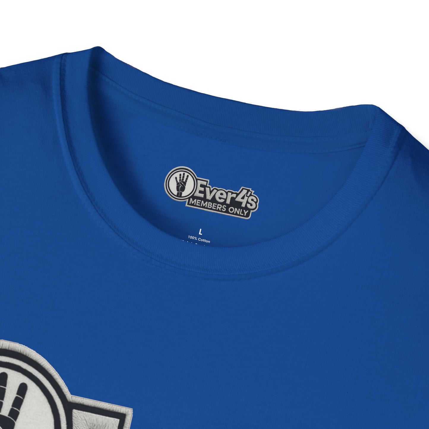 Members Only "4Ever 4's" T‑Shirt — Retro Hand‑Signal Graphic Tee