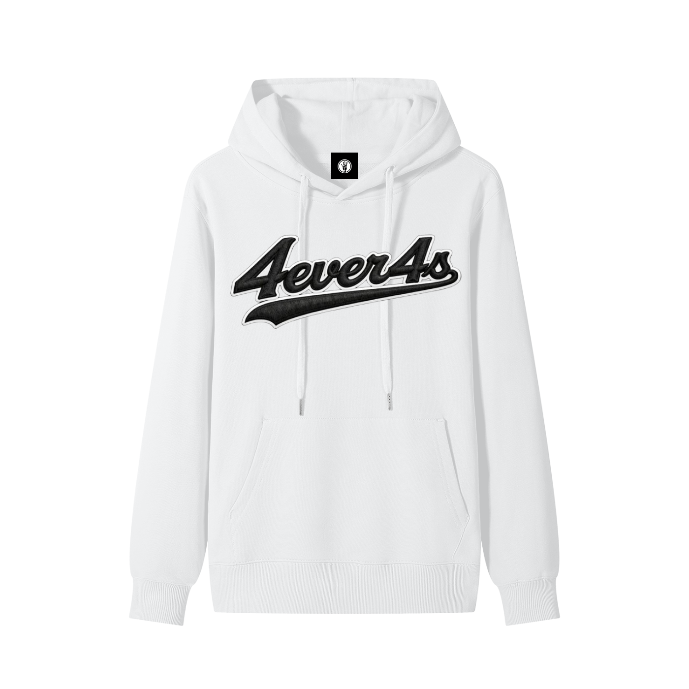 4ever4s Baseball Logo Classic Unisex Cotton Hoodie