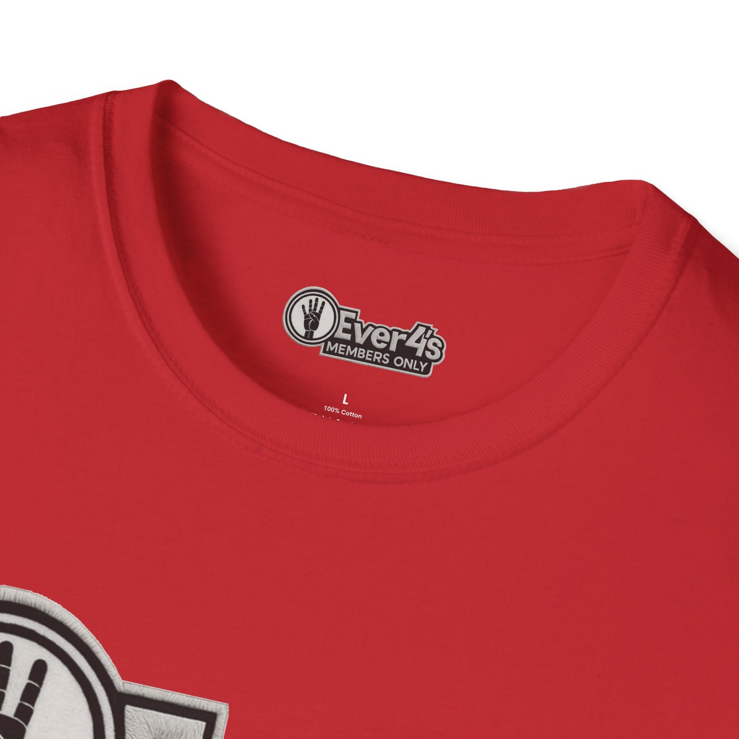 Members Only "4Ever 4's" T‑Shirt — Retro Hand‑Signal Graphic Tee