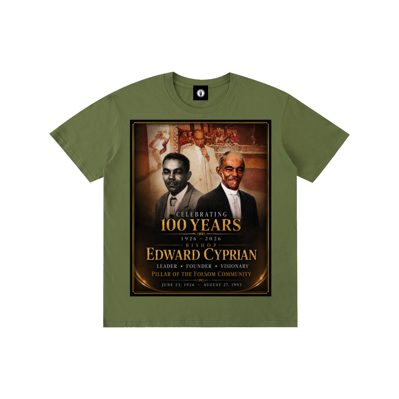 Late Bishop Cyprian Cotton Unisex T-Shirt
