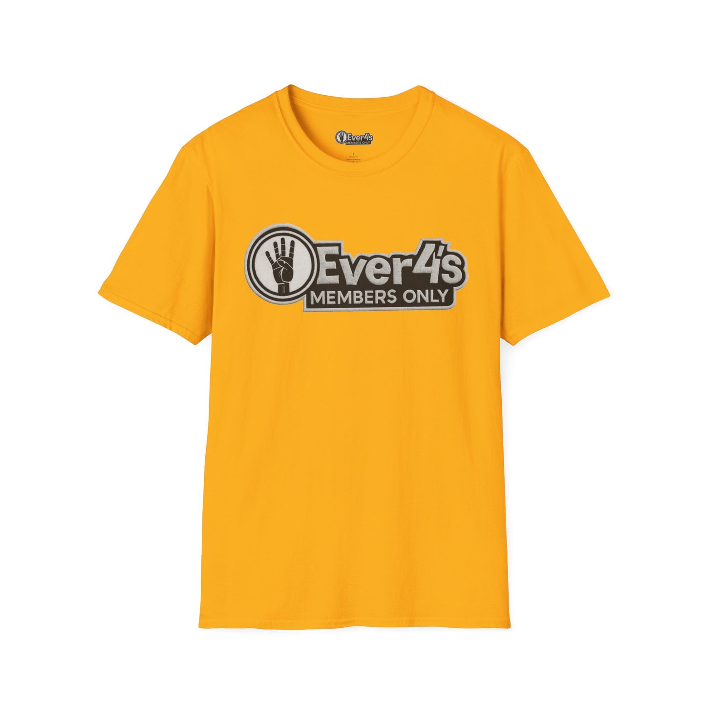 Members Only "4Ever 4's" T‑Shirt — Retro Hand‑Signal Graphic Tee