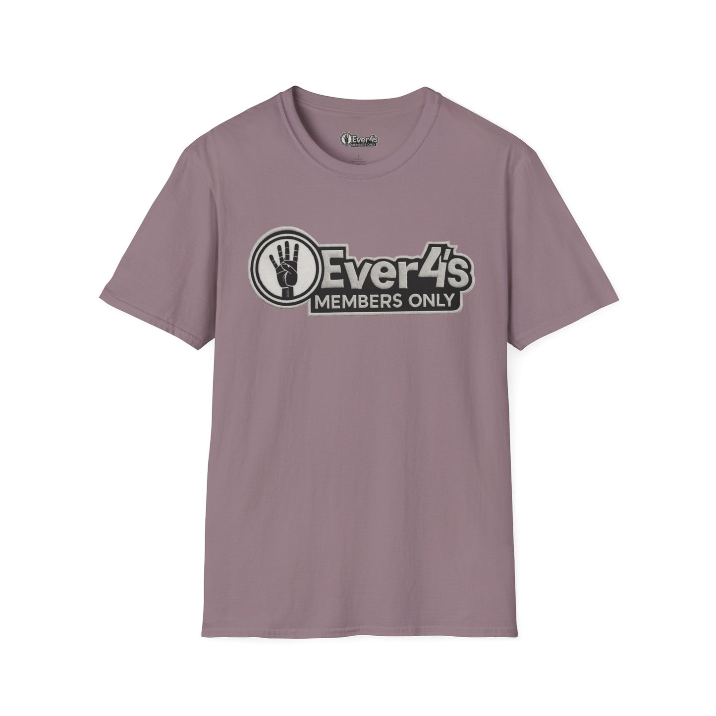 Members Only "4Ever 4's" T‑Shirt — Retro Hand‑Signal Graphic Tee