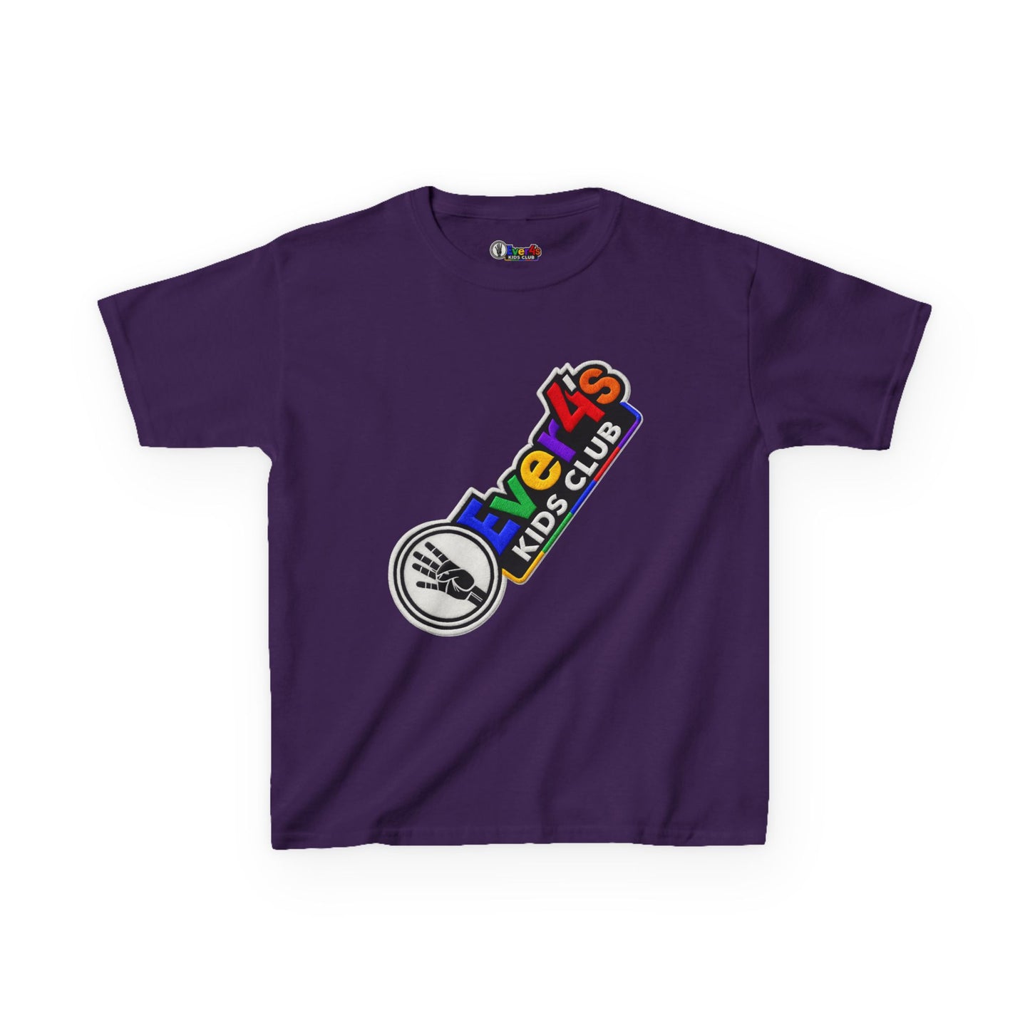 Kids Tee — 4ever4s Kids Club' Colorful Logo Shirt