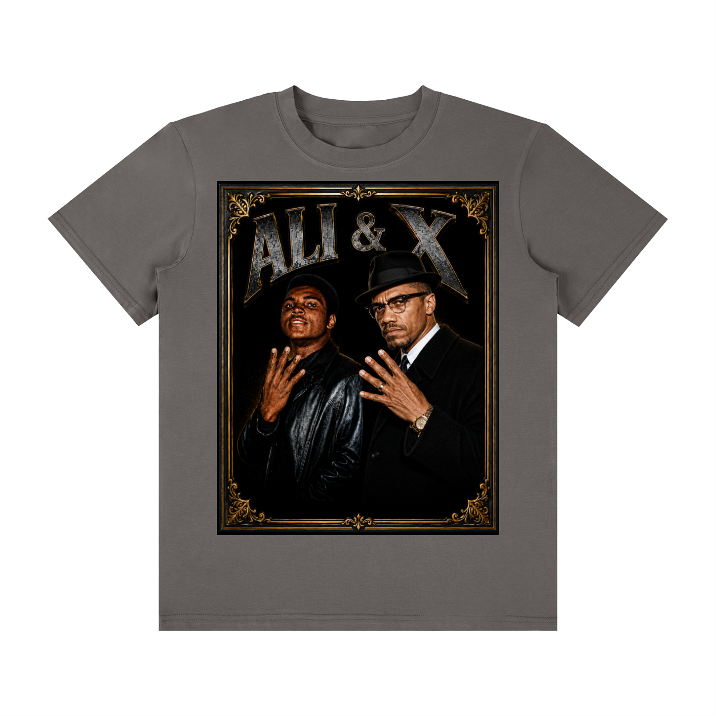 Ali & X 4ever4s Unisex Classic Crew Neck Cotton T-Shirt
