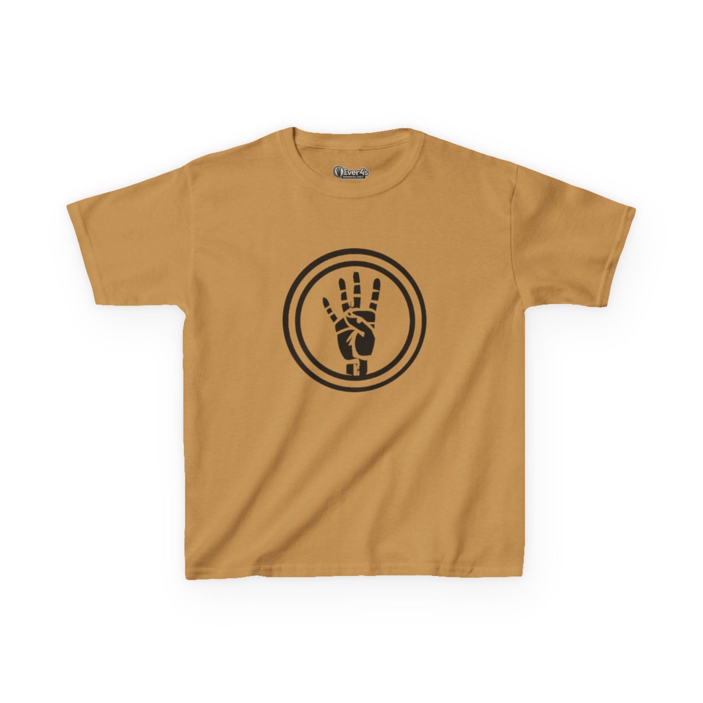 4ever4s Kids Tee — Peace Sign Hand Graphic Shirt