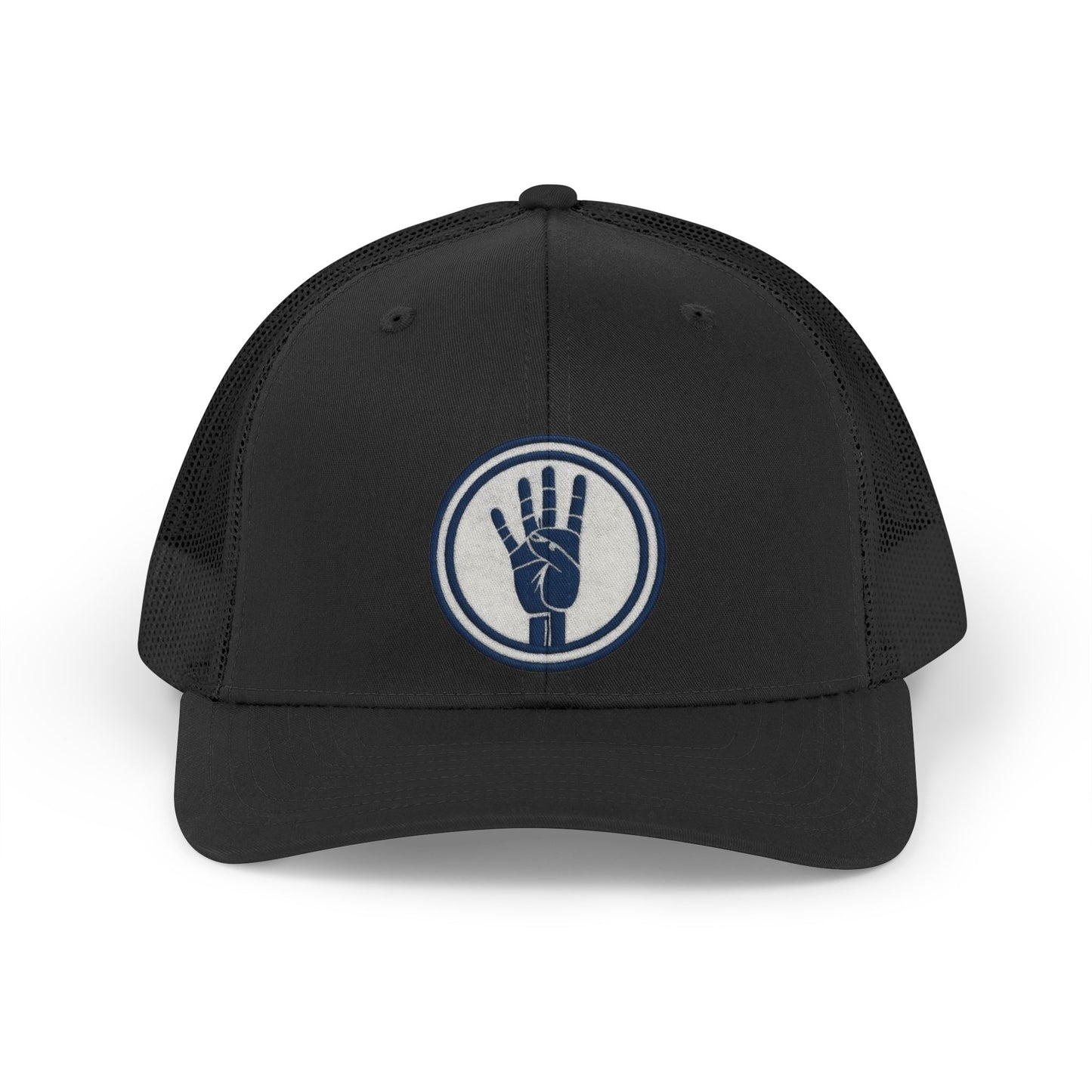 4ever4s Retro Trucker Hat — Vintage Hand Logo Mesh Cap