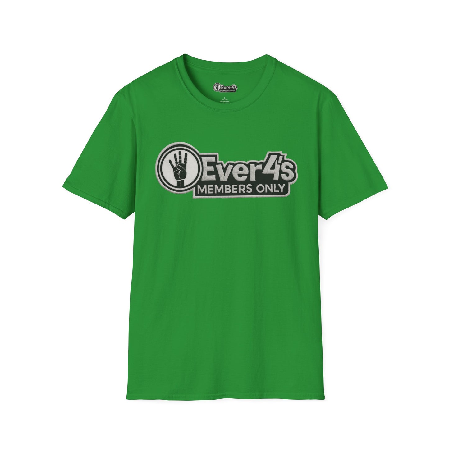 Members Only "4Ever 4's" T‑Shirt — Retro Hand‑Signal Graphic Tee