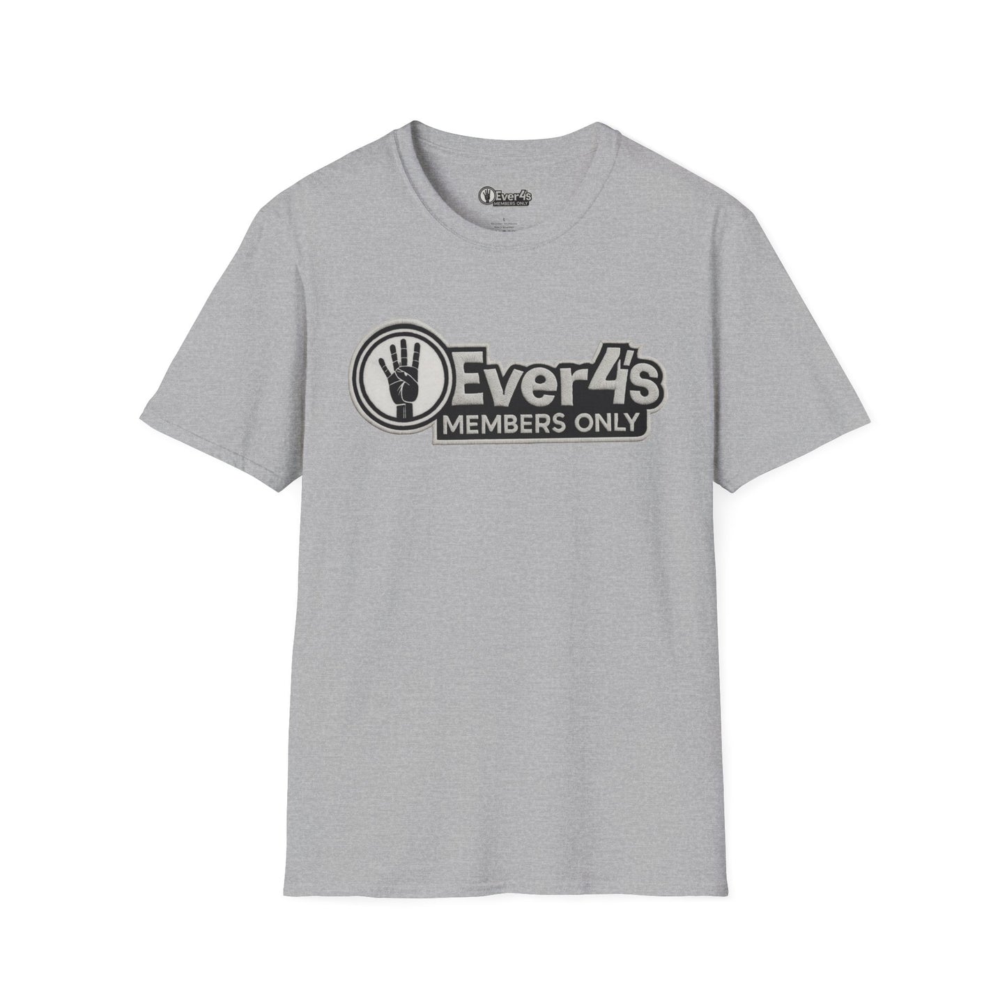 Members Only "4Ever 4's" T‑Shirt — Retro Hand‑Signal Graphic Tee