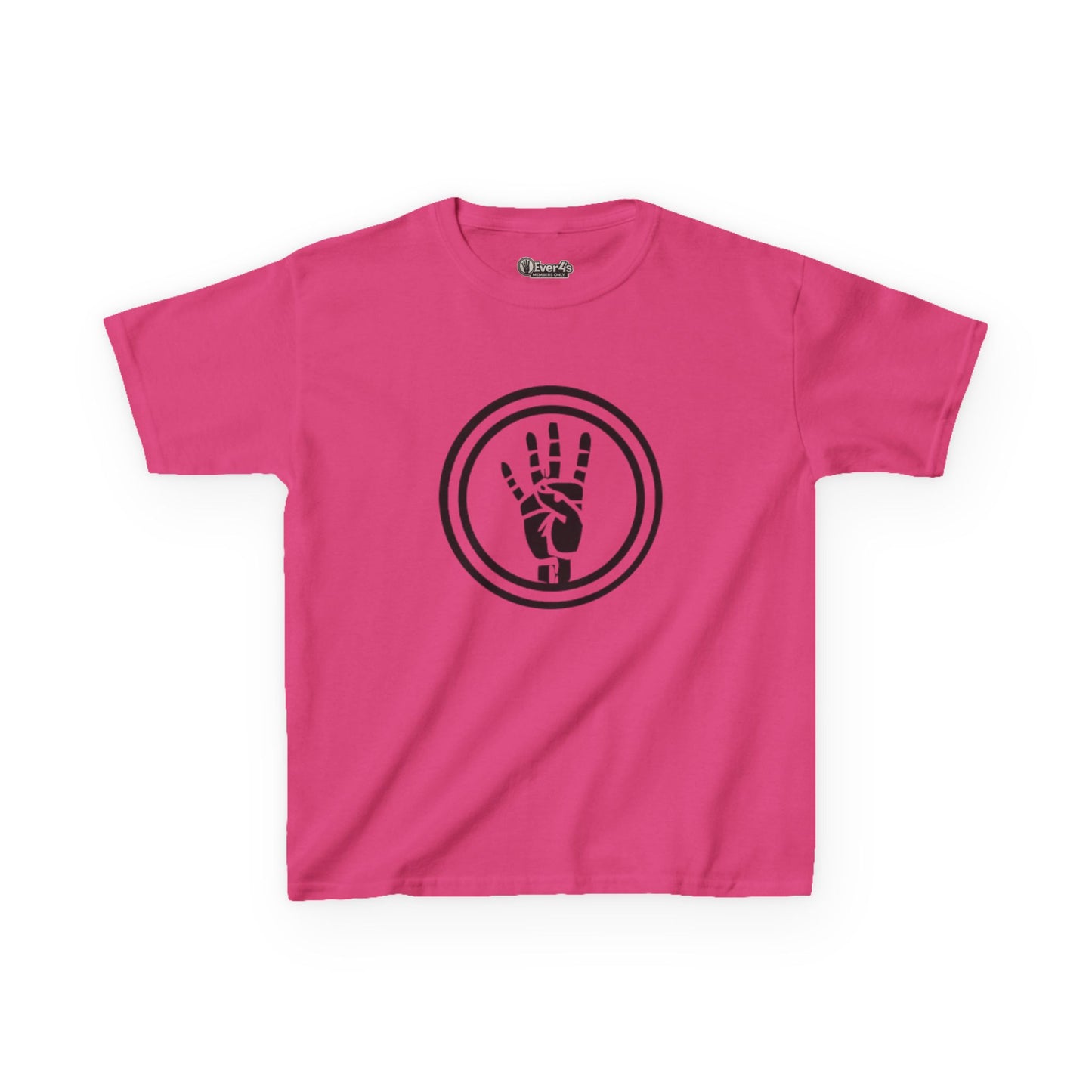 4ever4s Kids Tee — Peace Sign Hand Graphic Shirt