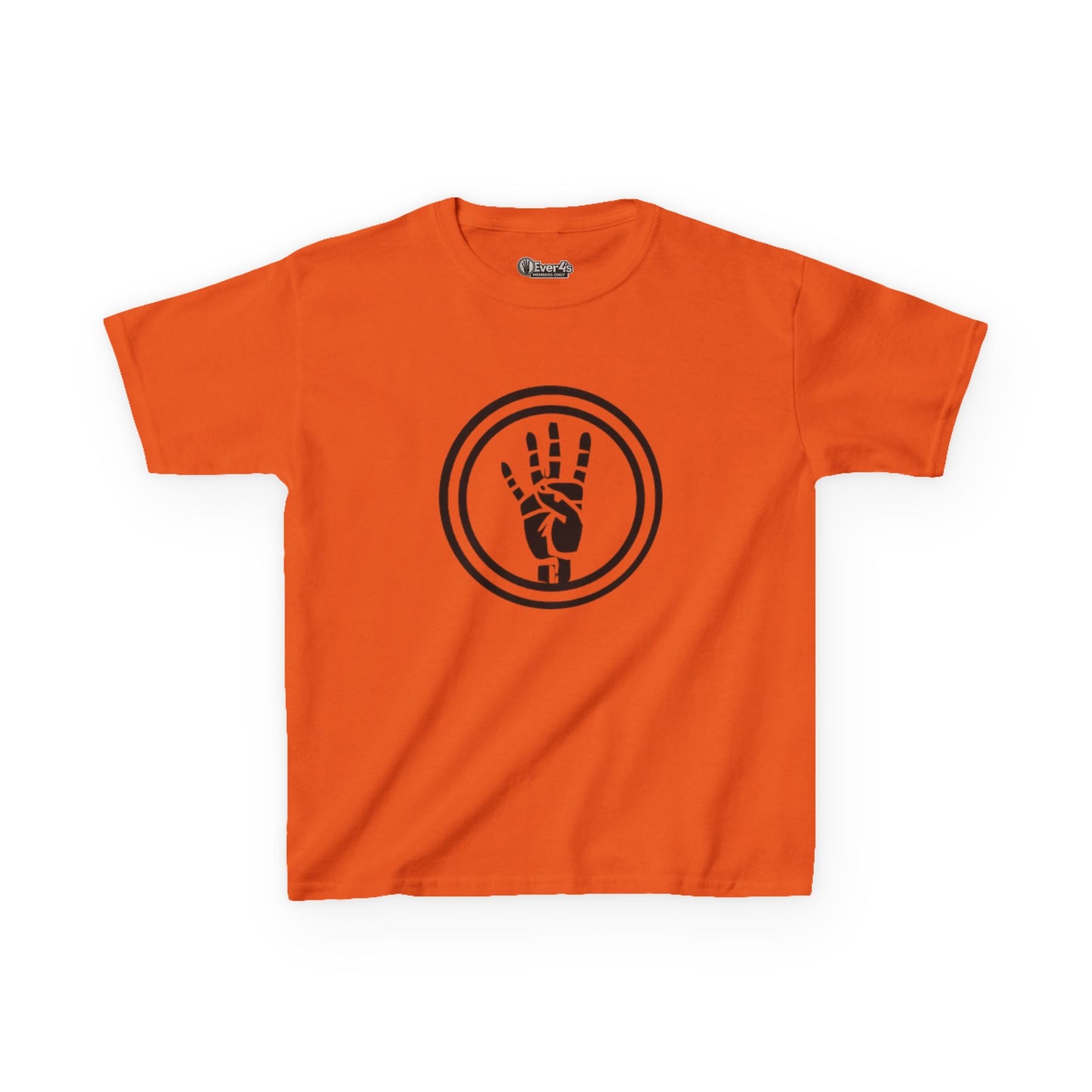 4ever4s Kids Tee — Peace Sign Hand Graphic Shirt