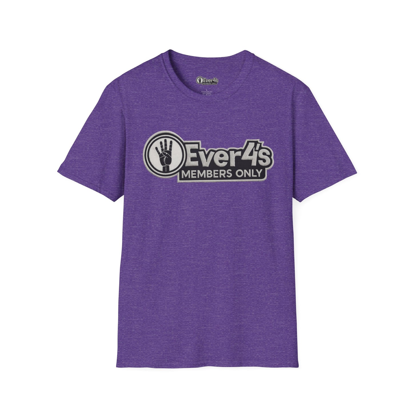 Members Only "4Ever 4's" T‑Shirt — Retro Hand‑Signal Graphic Tee