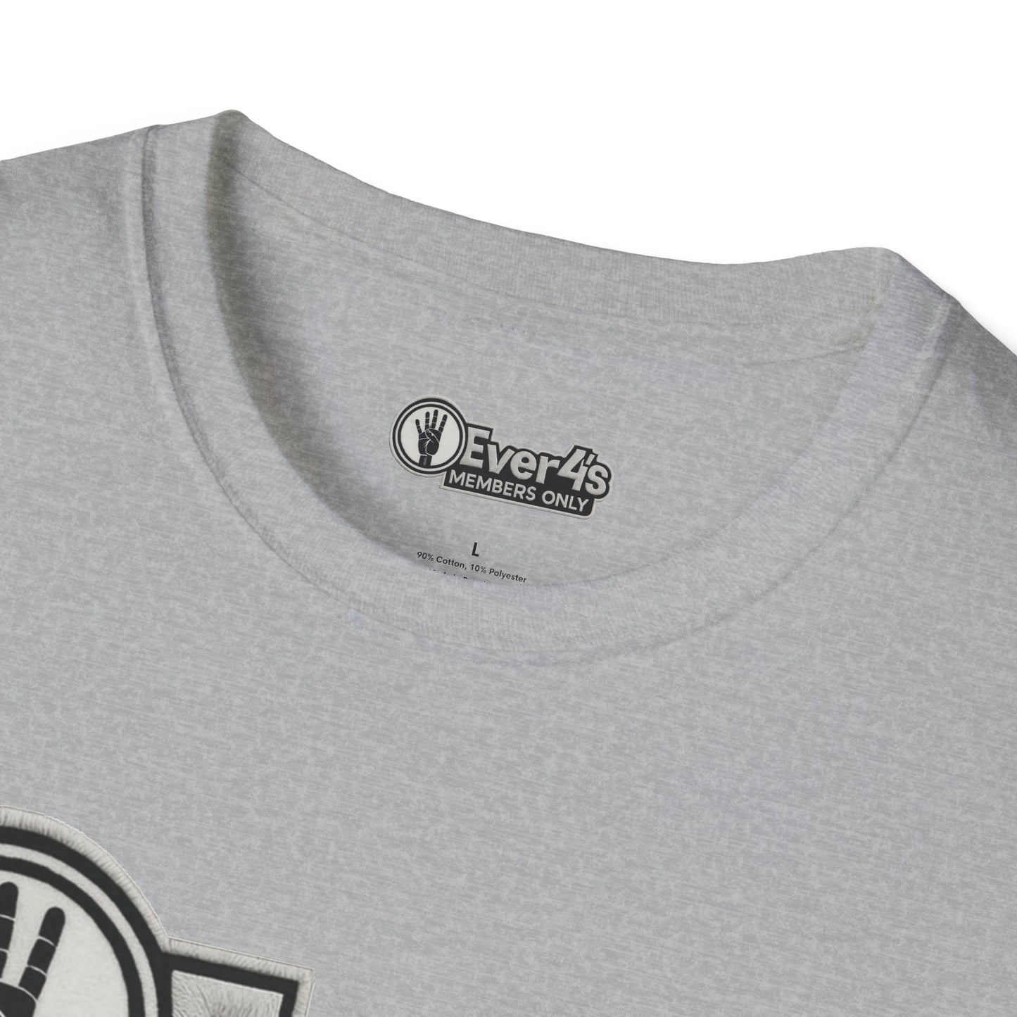 Members Only "4Ever 4's" T‑Shirt — Retro Hand‑Signal Graphic Tee