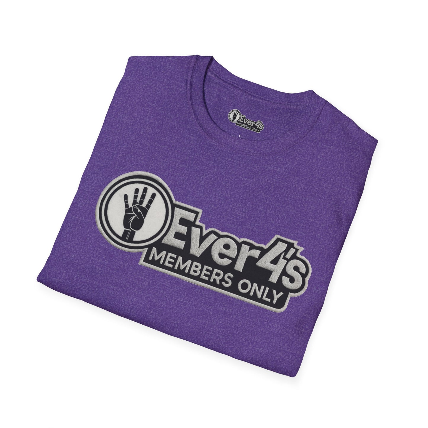 Members Only "4Ever 4's" T‑Shirt — Retro Hand‑Signal Graphic Tee