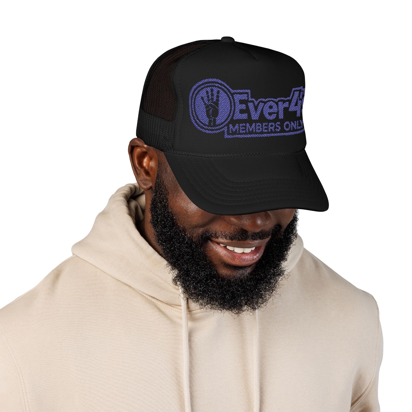 4ever4’s Members Only Embroidered Trucker Hat