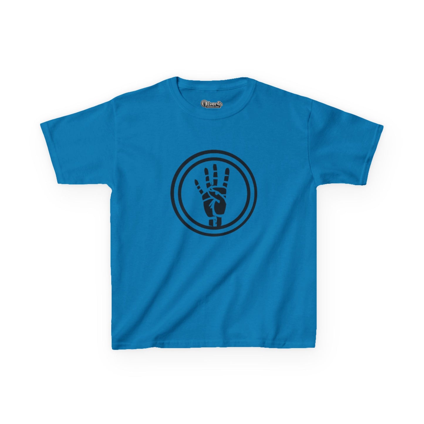 4ever4s Kids Tee — Peace Sign Hand Graphic Shirt