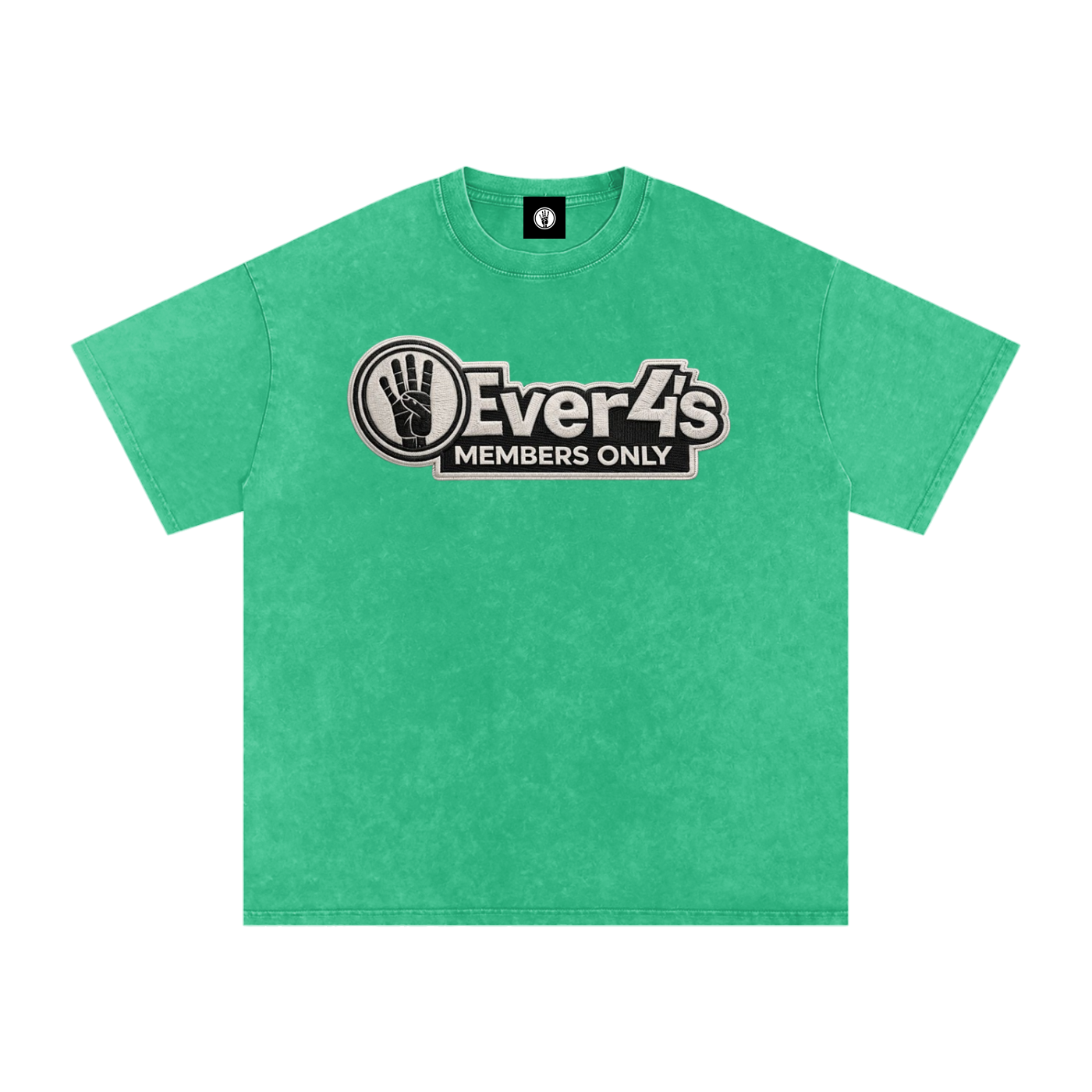 Members Only 4ever4s Snow Washed Oversized Cotton T-Shirt