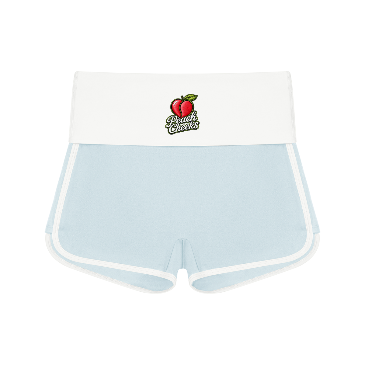 "PEACH CHEEKS" Women’s Color Block Yoga Shorts