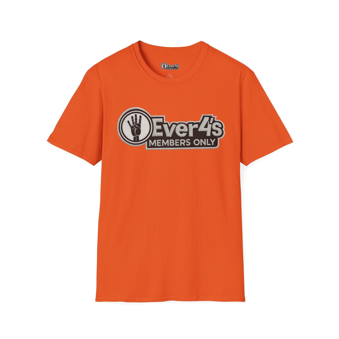 Members Only "4Ever 4's" T‑Shirt — Retro Hand‑Signal Graphic Tee