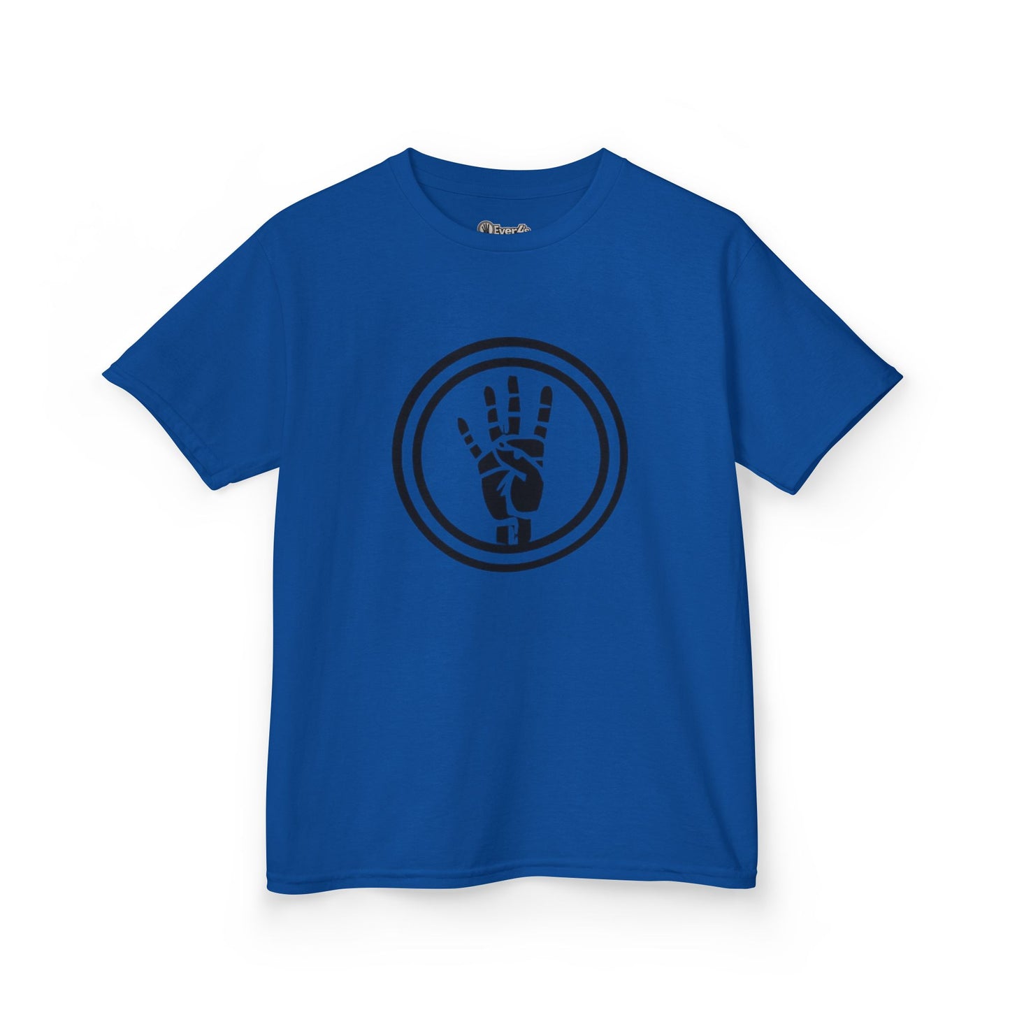 4ever4s Kids Tee — Peace Sign Hand Graphic Shirt