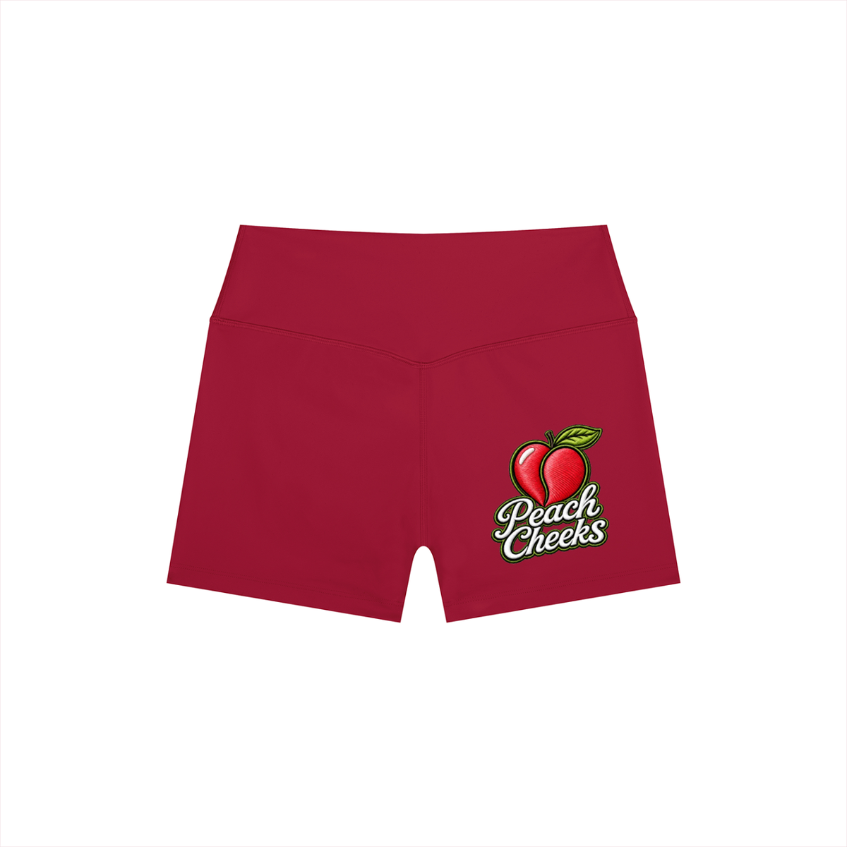 "Peach Cheeks" Women’s High Rise Yoga Shorts