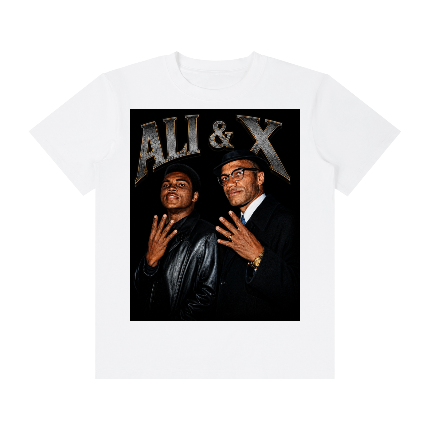 Ali &X 4ever4s Unisex Classic Crew Neck Cotton T-Shirt