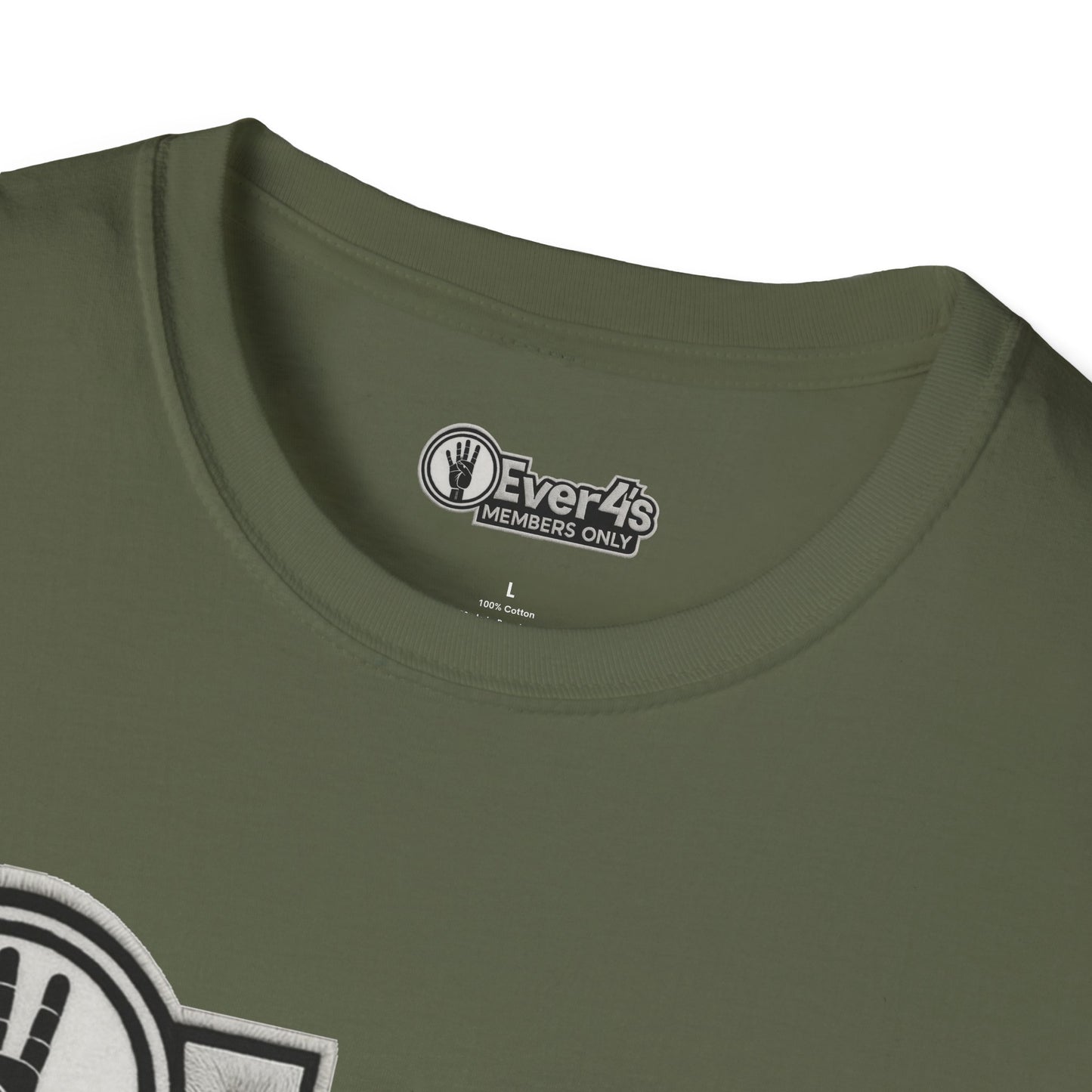Members Only "4Ever 4's" T‑Shirt — Retro Hand‑Signal Graphic Tee