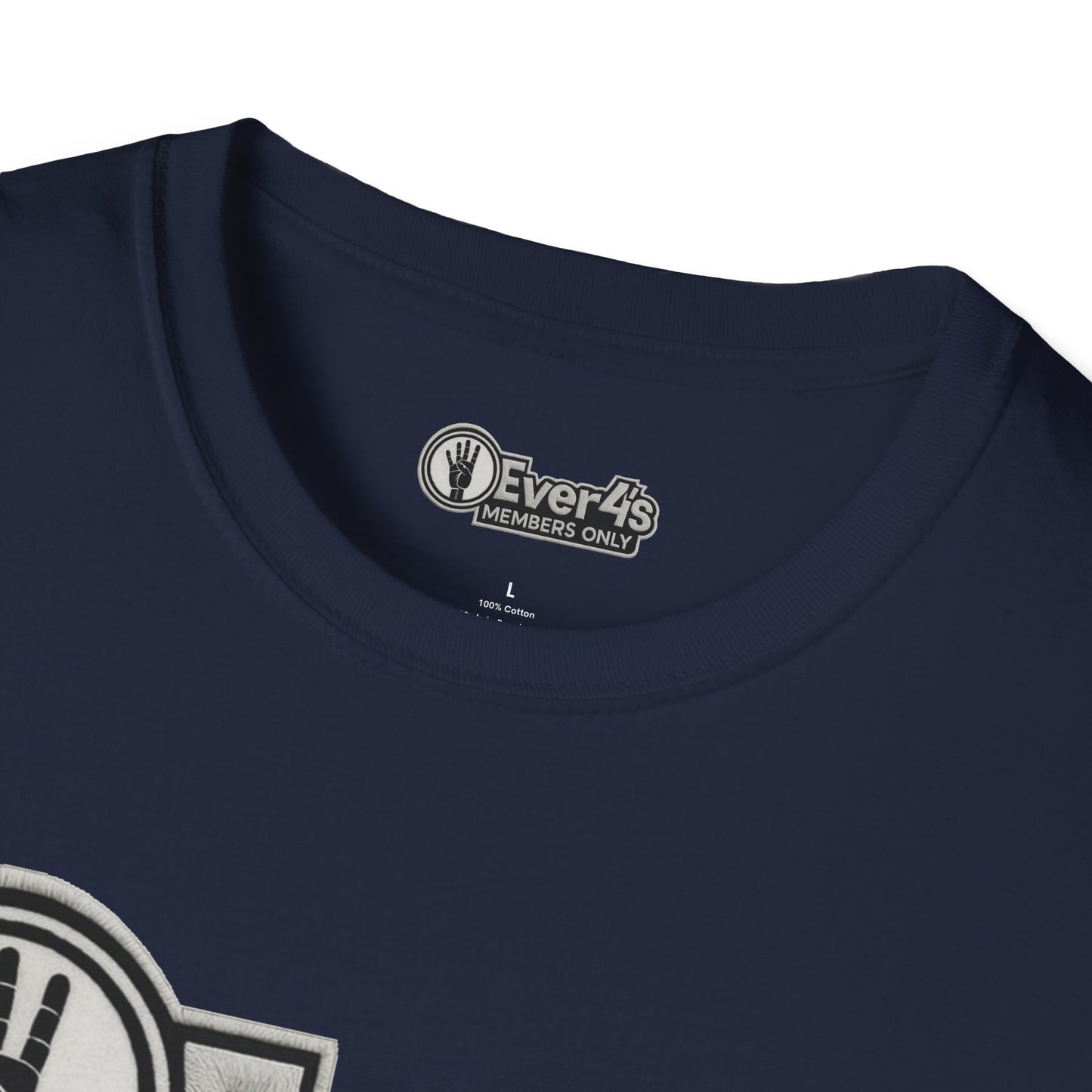 Members Only "4Ever 4's" T‑Shirt — Retro Hand‑Signal Graphic Tee