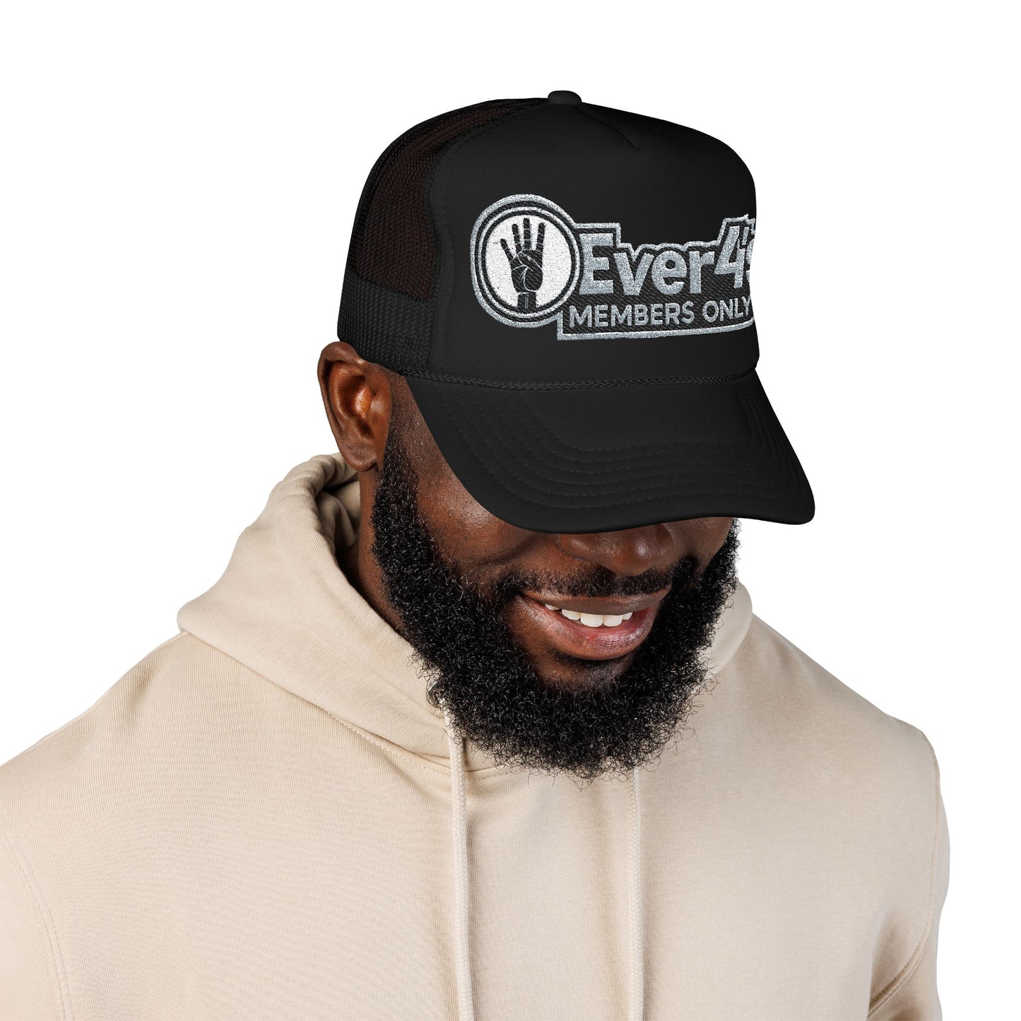 Ever4s Members Only Embroidered Trucker Hat