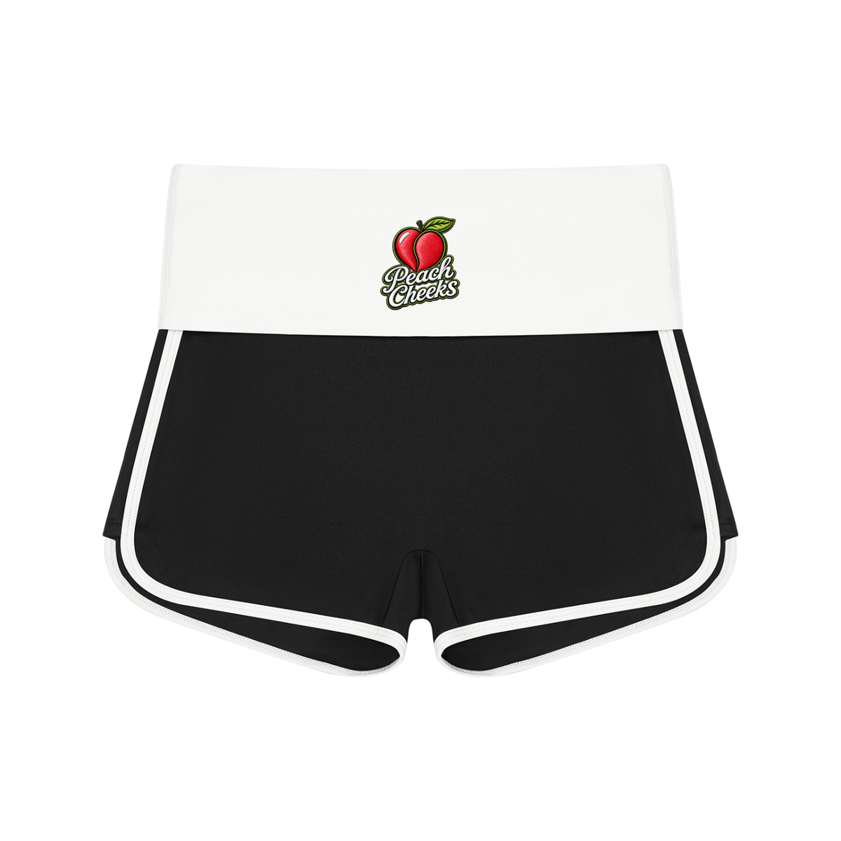 "PEACH CHEEKS" Women’s Color Block Yoga Shorts