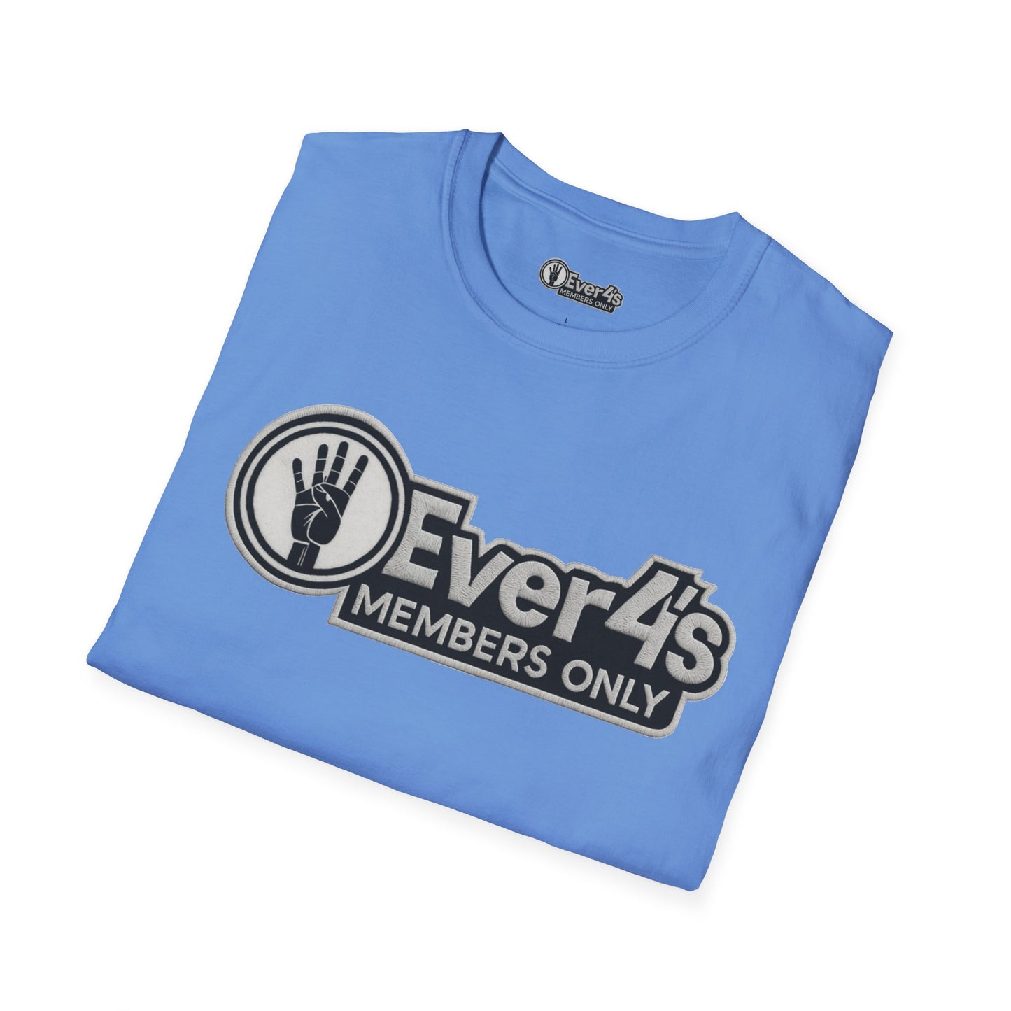 Members Only "4Ever 4's" T‑Shirt — Retro Hand‑Signal Graphic Tee