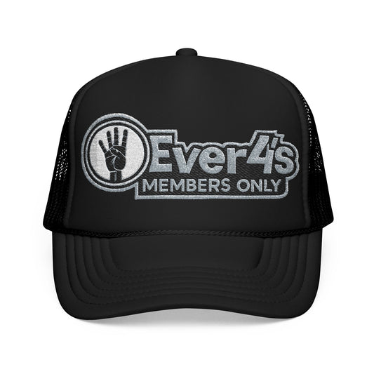 Ever4s Members Only Embroidered Trucker Hat
