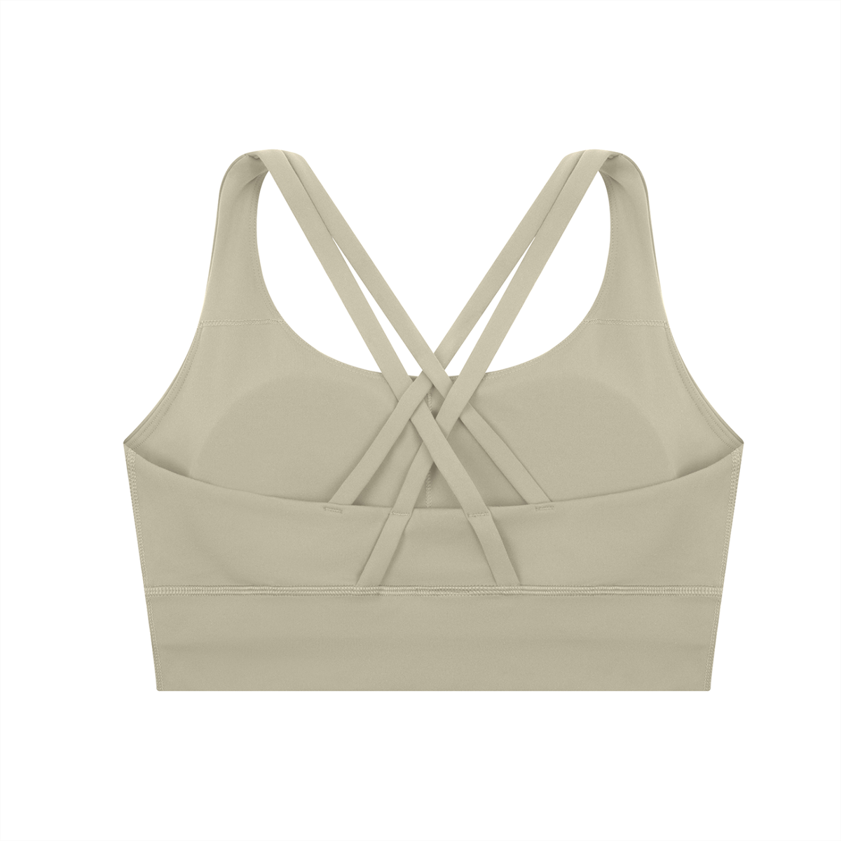 " PEACH CHEEKS " Strappy Criss-Cross Sports Bra