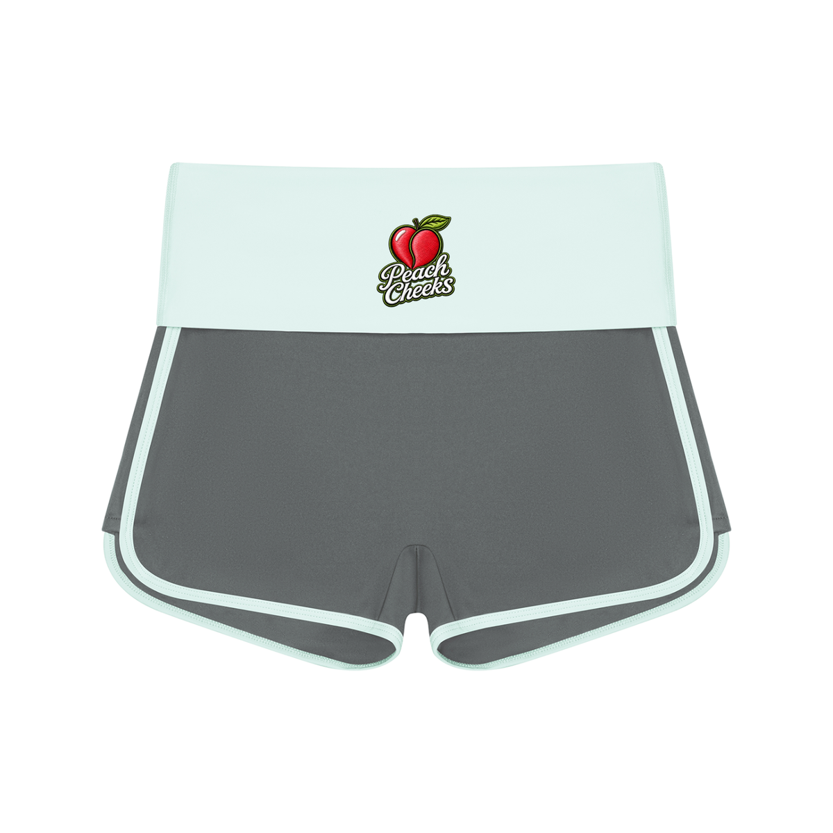 "PEACH CHEEKS" Women’s Color Block Yoga Shorts