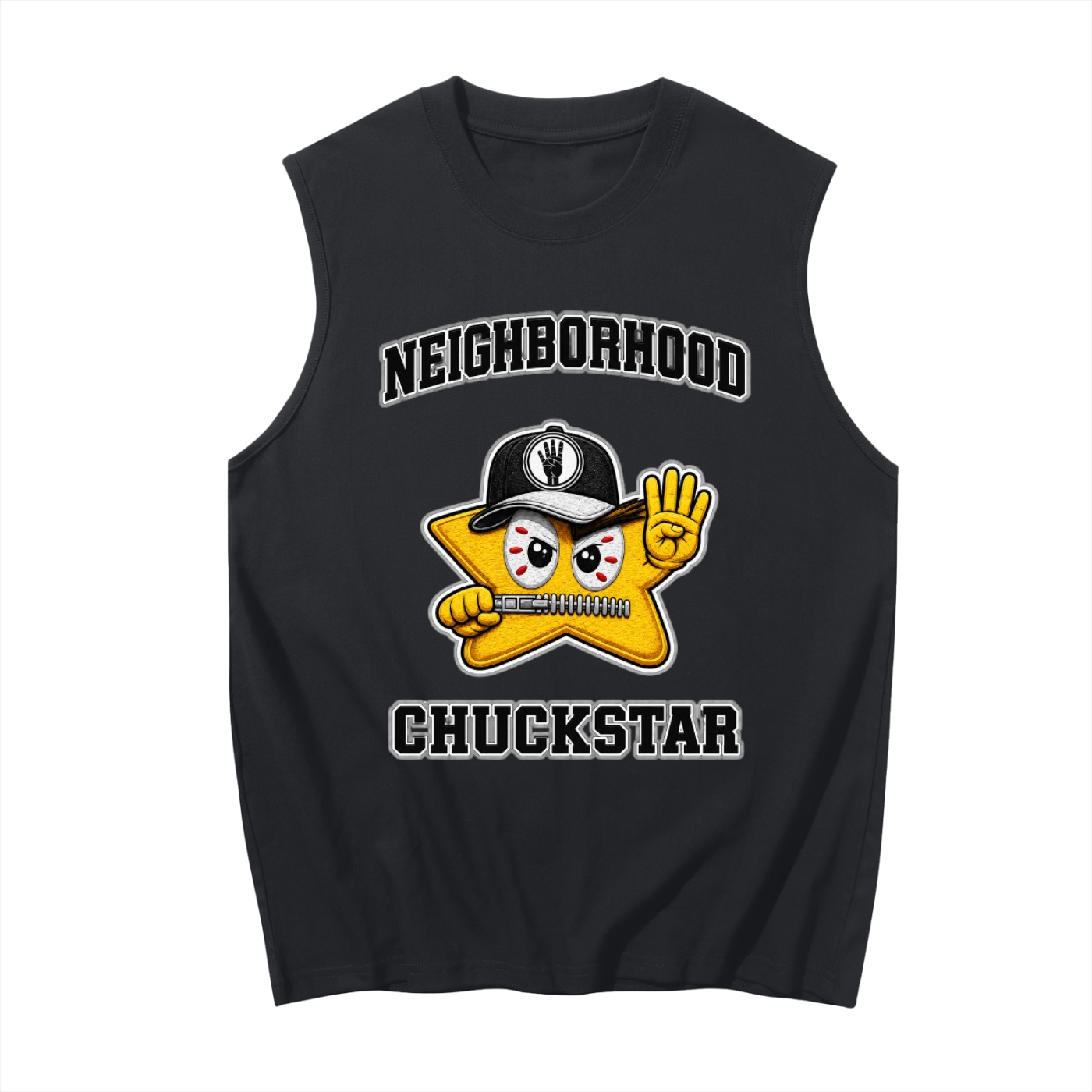 Chuckstar Men's Sleeveless Cotton Tank Top