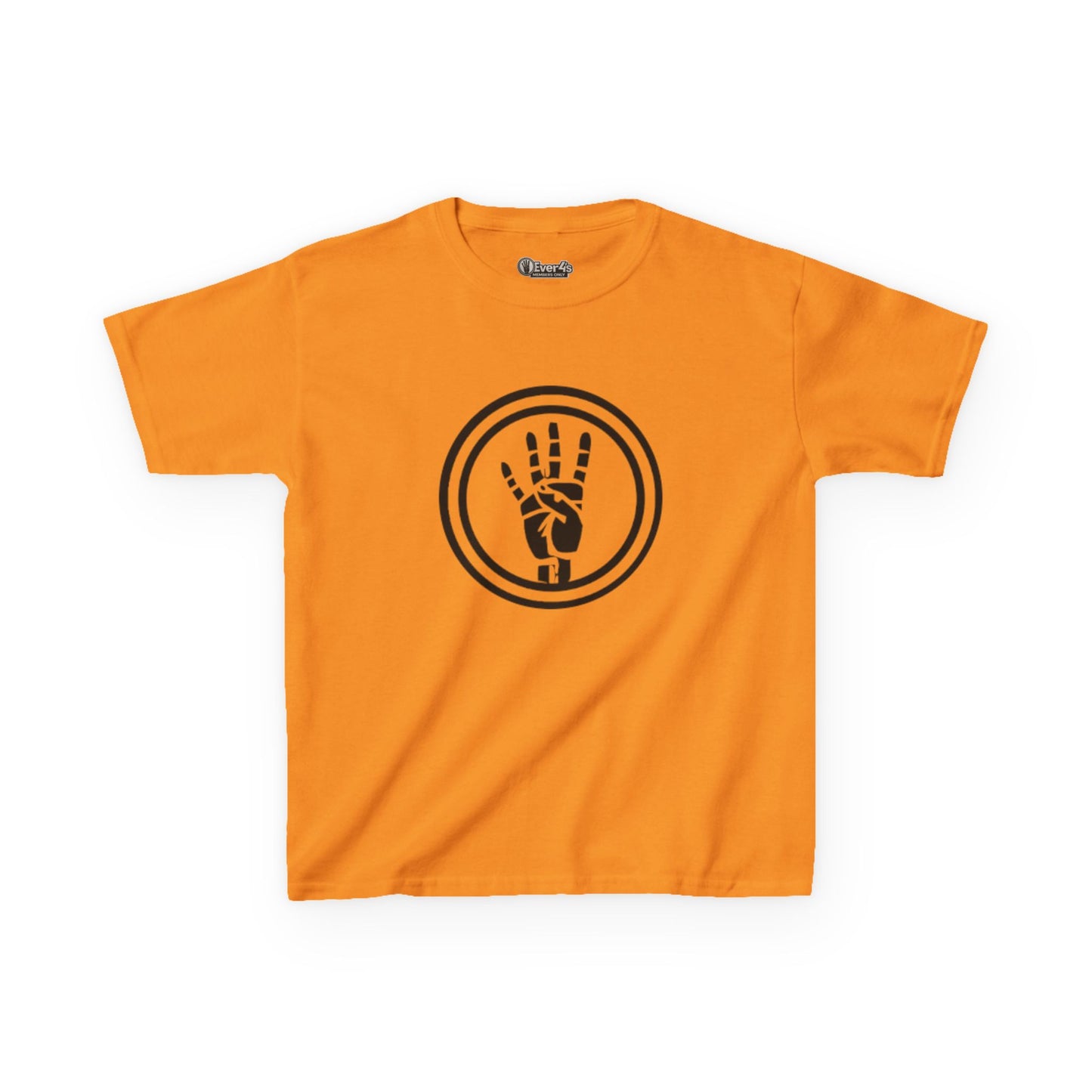 4ever4s Kids Tee — Peace Sign Hand Graphic Shirt
