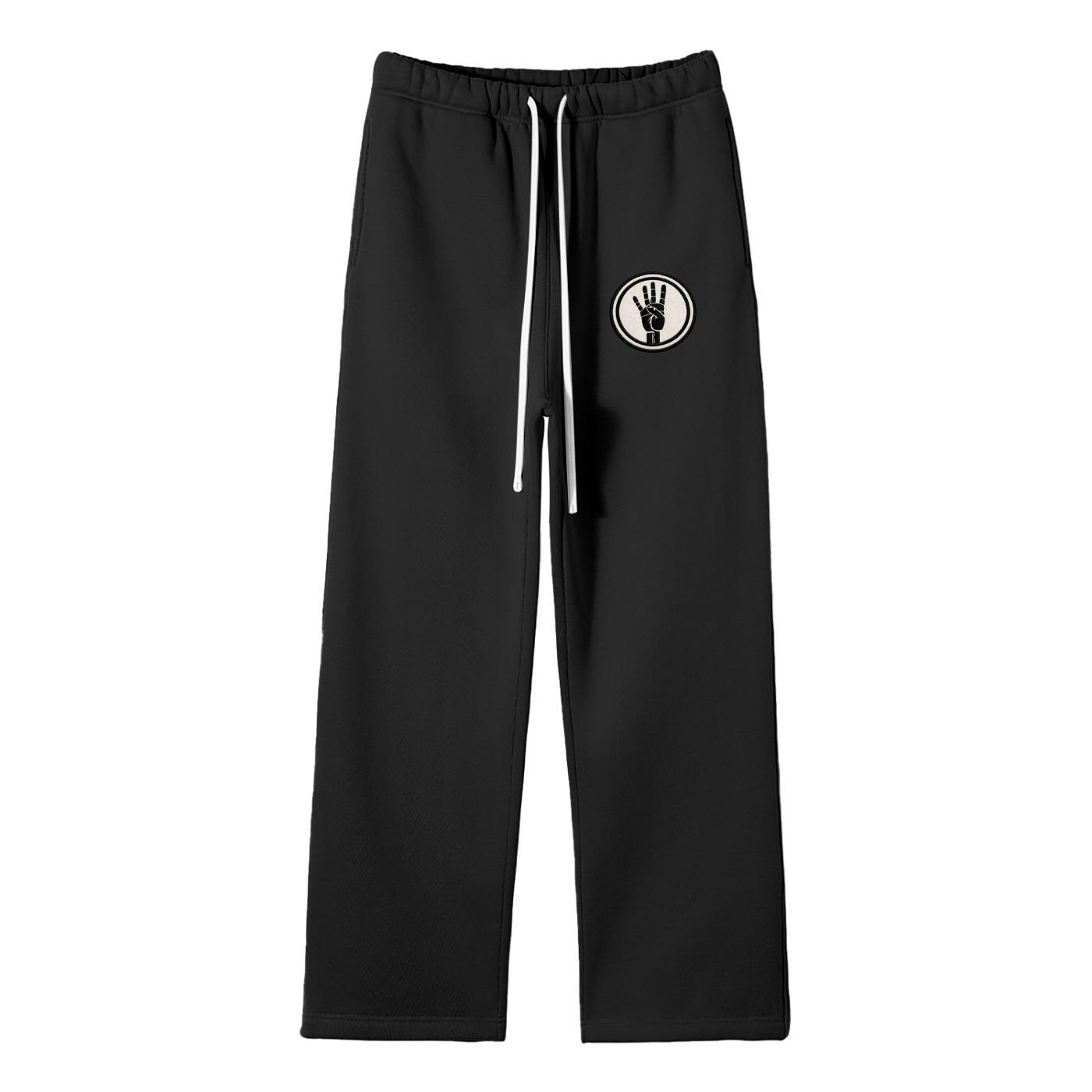 4ever4s Unisex Solid Color Fleece Straight Leg Pants