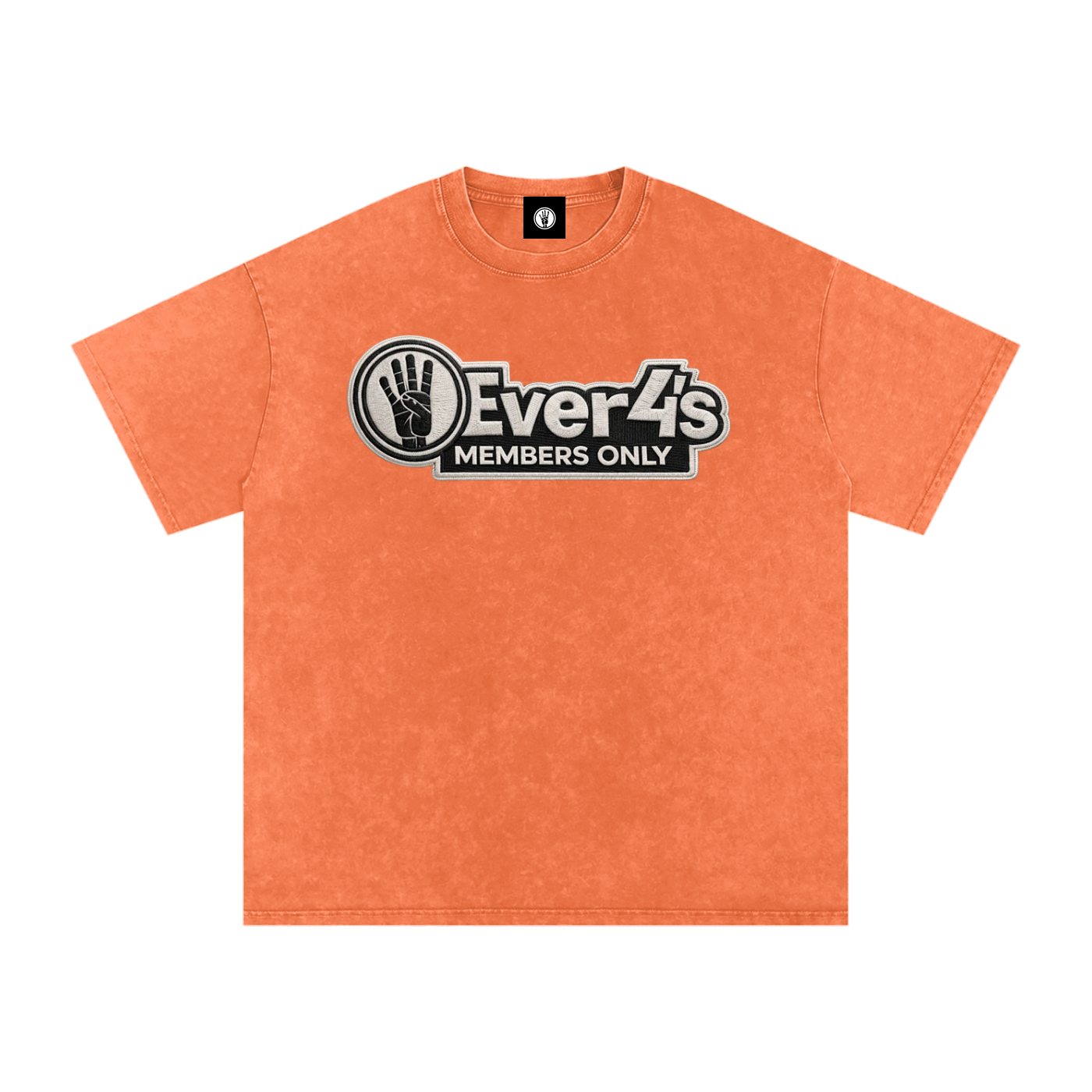 Members Only 4ever4s Snow Washed Oversized Cotton T-Shirt