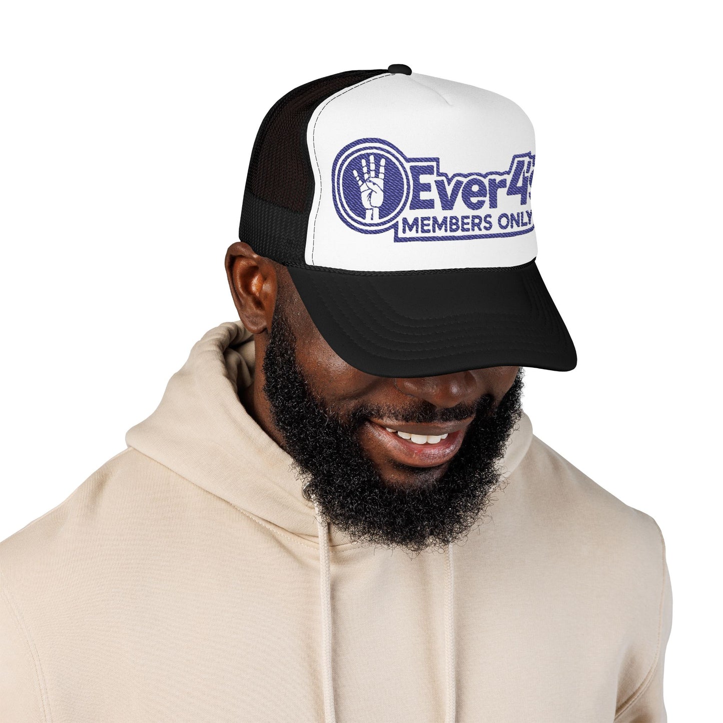 4ever4’s Members Only Embroidered Trucker Hat