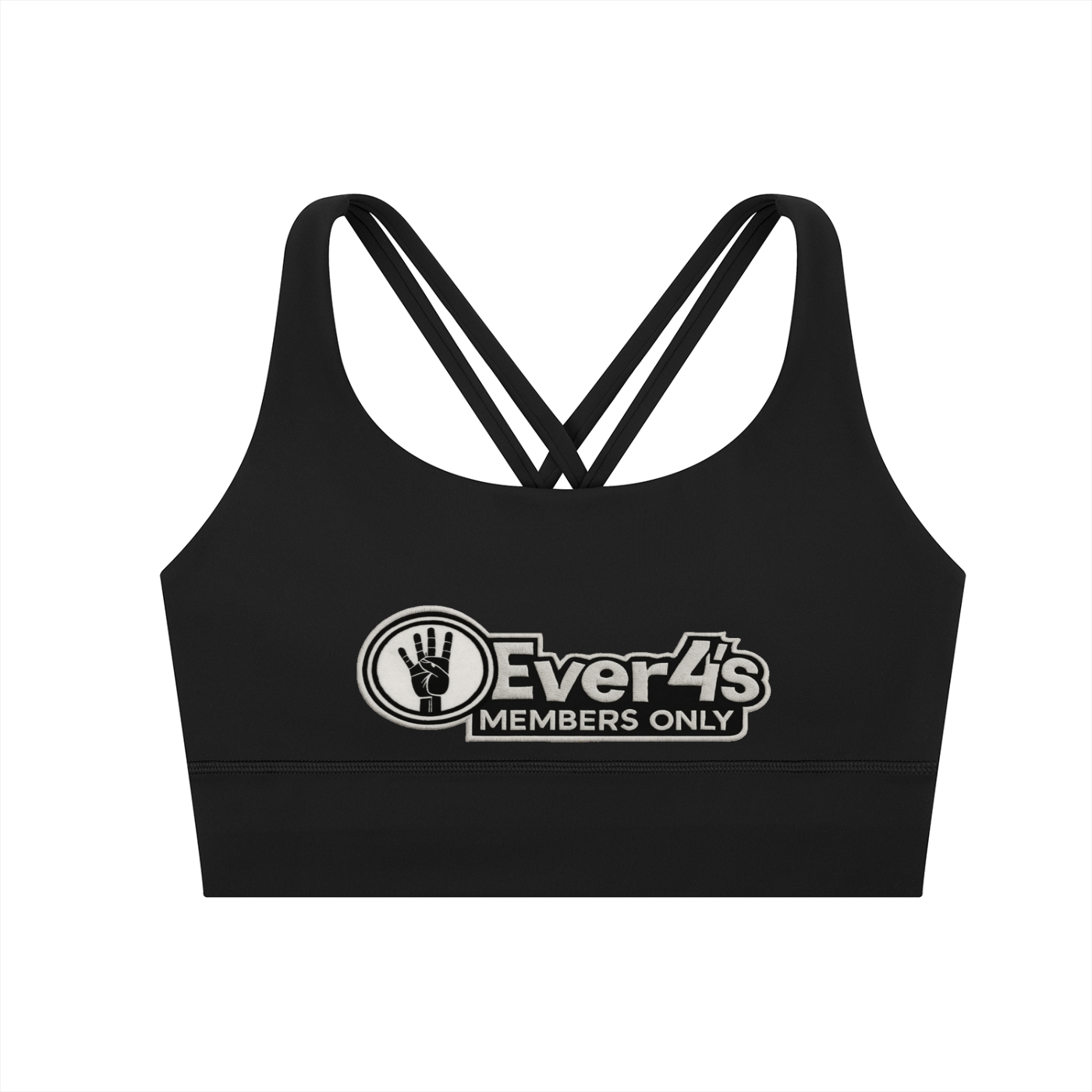 4ever4s Strappy Criss-Cross Sports Bra