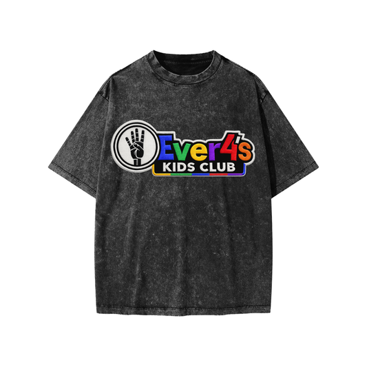 4ever4s Kids Club Snow Washed Kids' T-Shirt