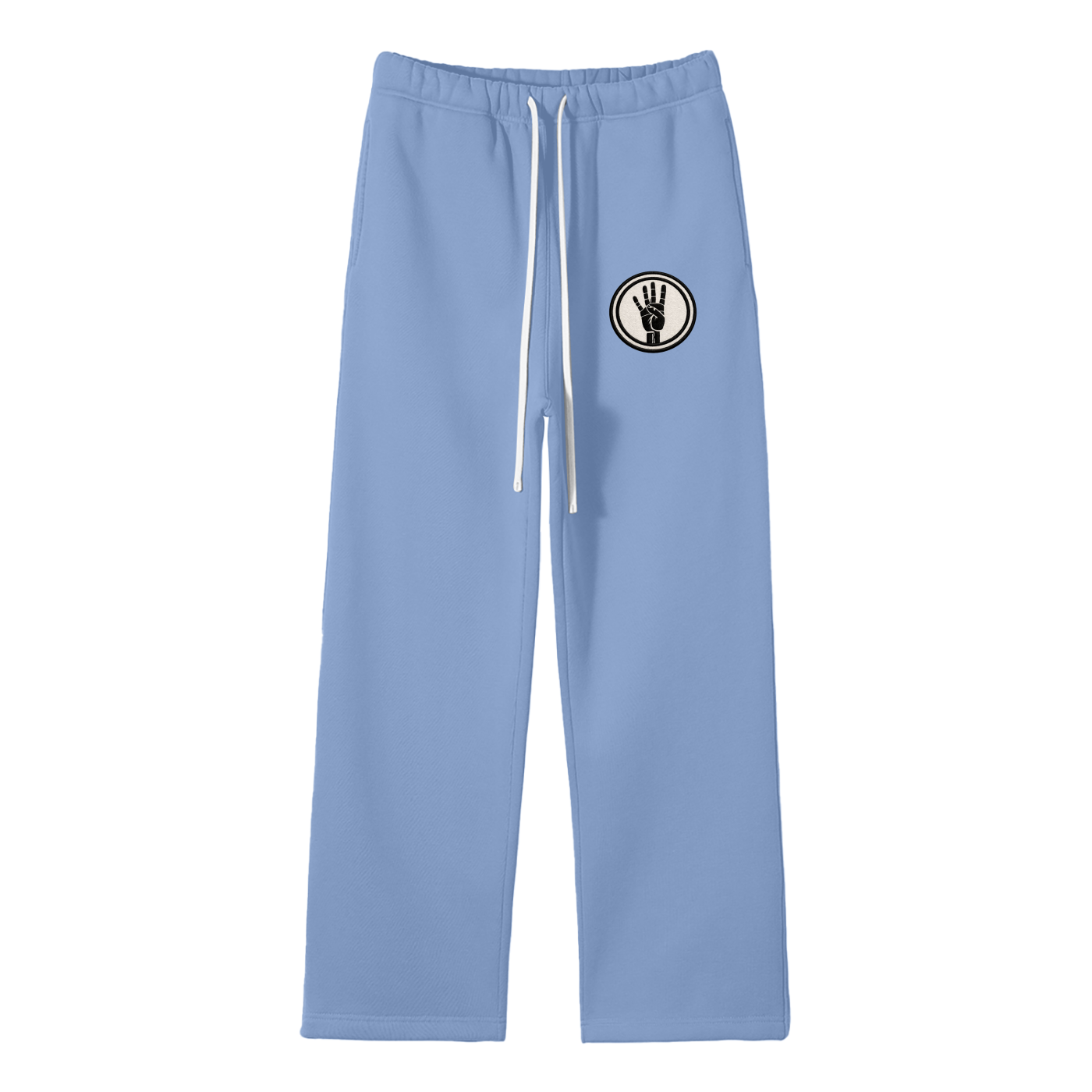 4ever4s Unisex Solid Color Fleece Straight Leg Pants