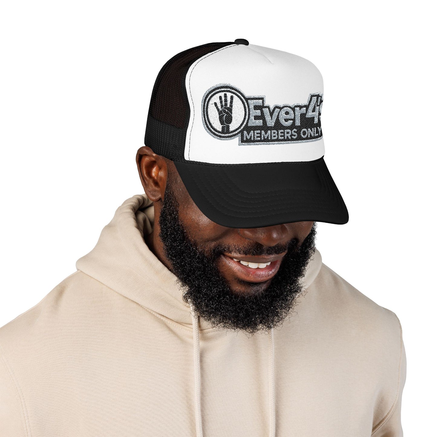 Ever4s Members Only Embroidered Trucker Hat