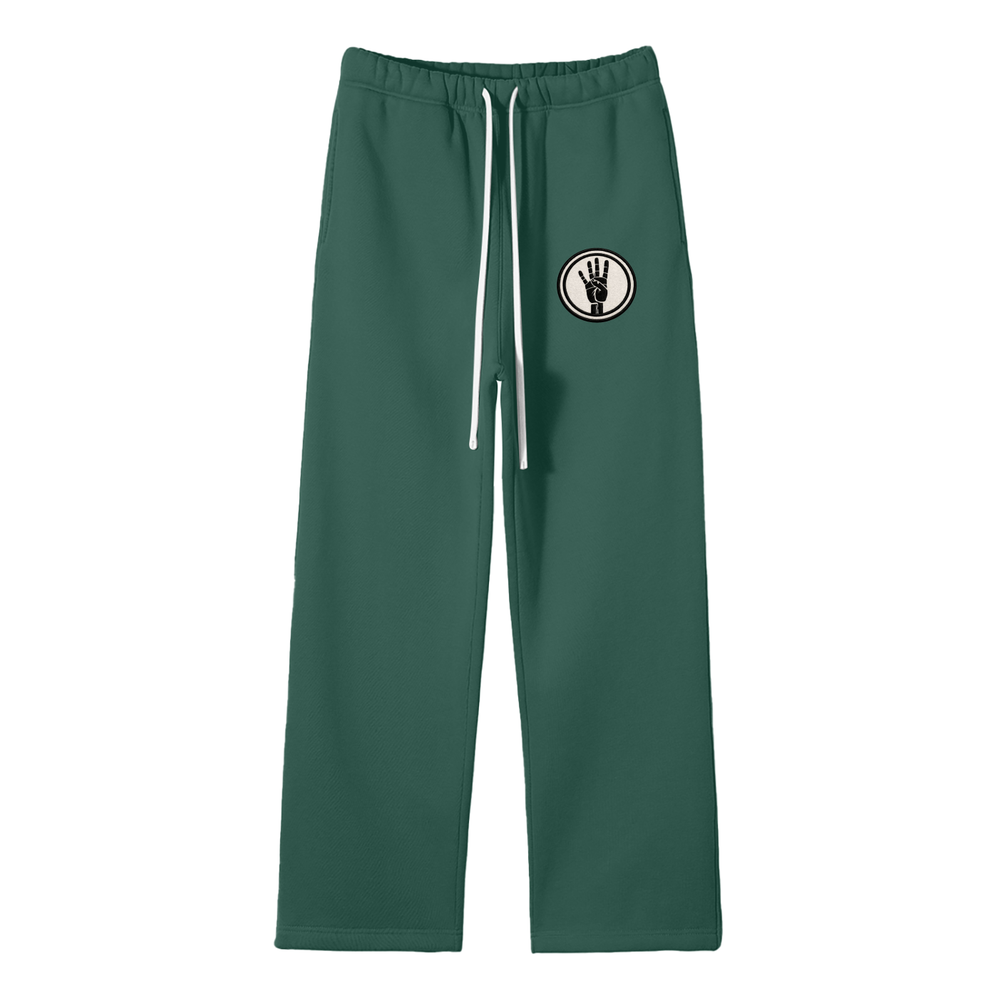 4ever4s Unisex Solid Color Fleece Straight Leg Pants